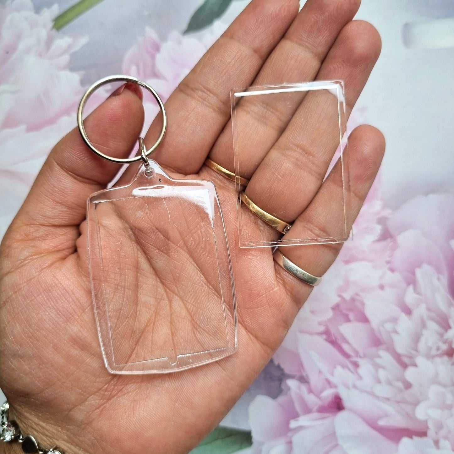 Acrylic Photo Frame Key Chain