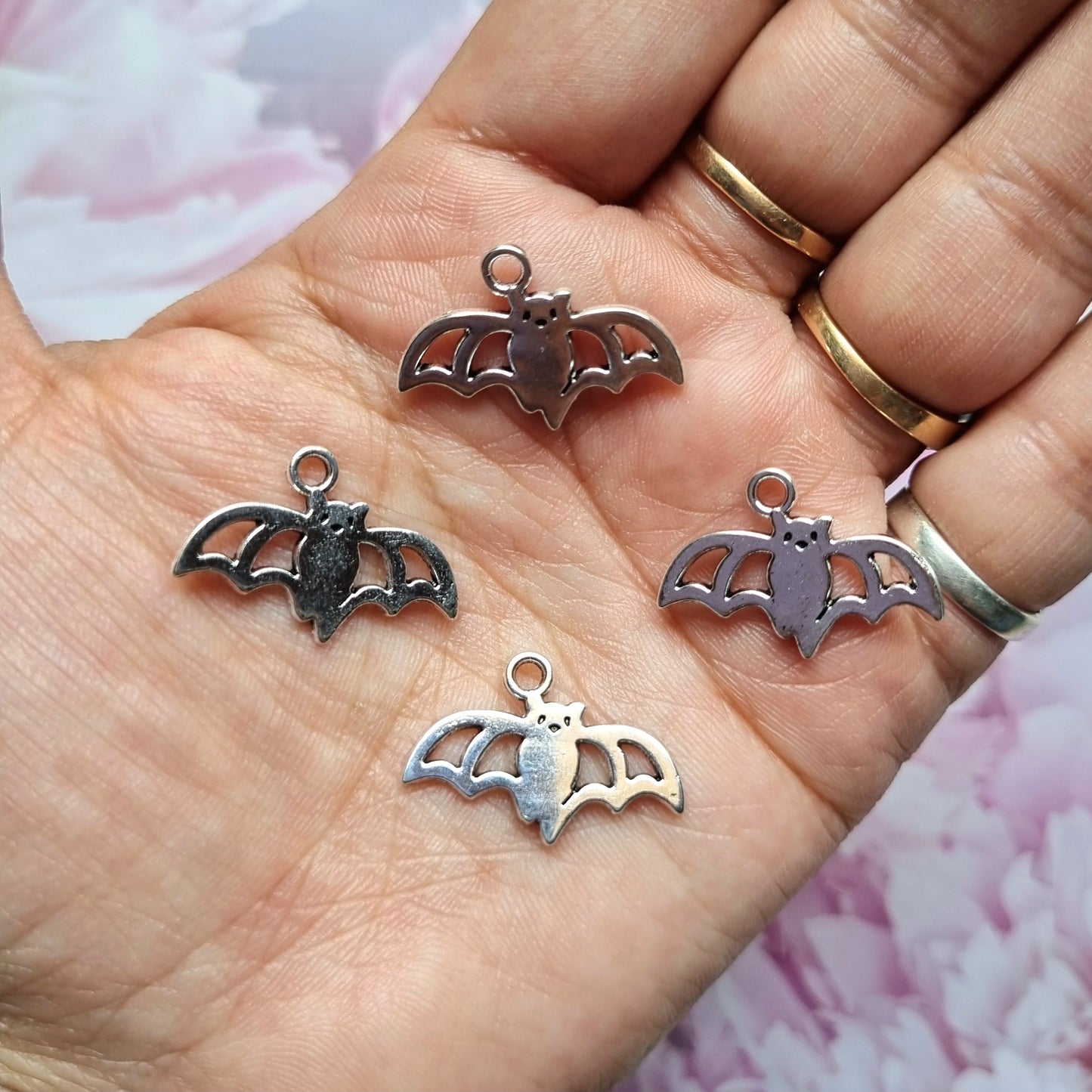 Metal Charms - Bat
