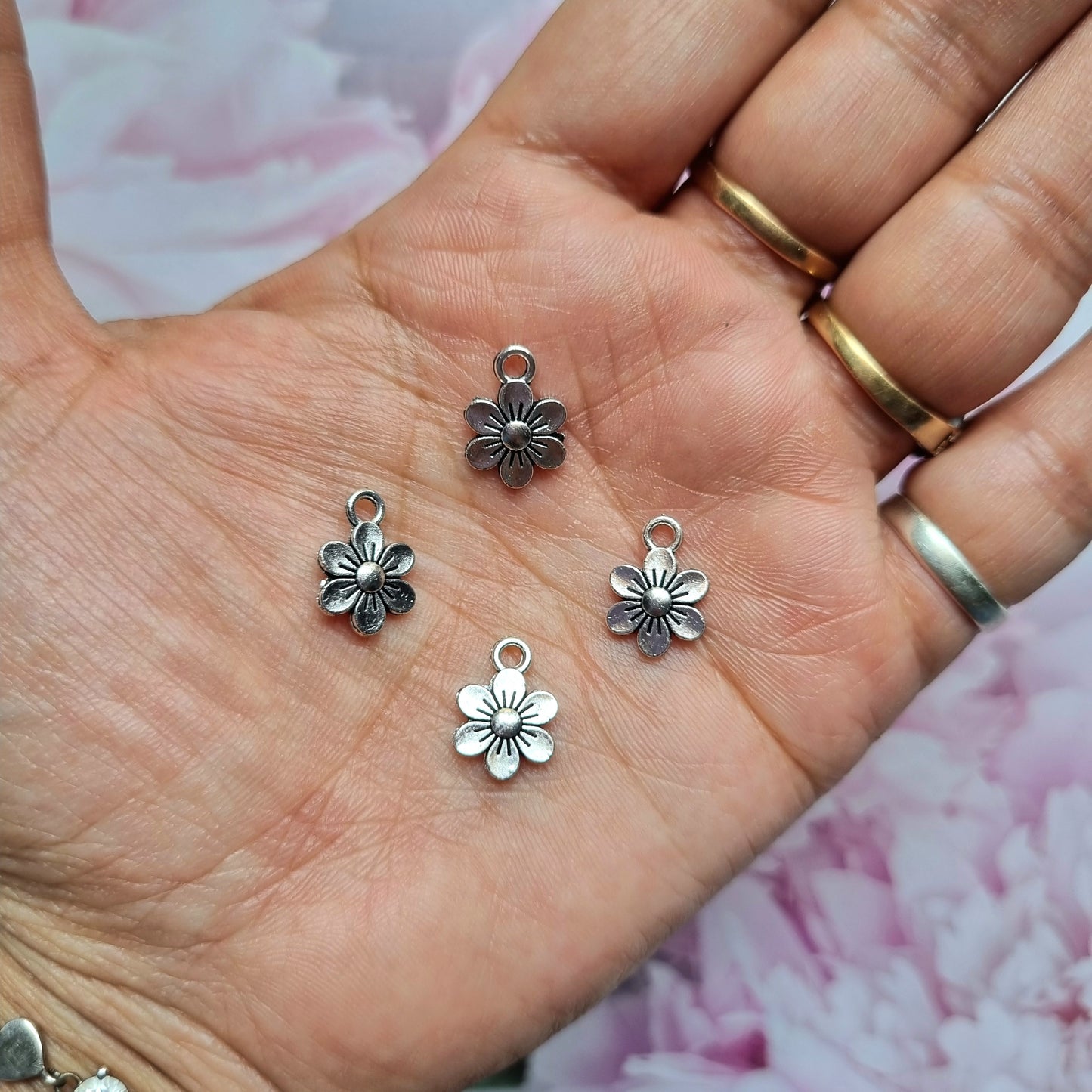 Metal Charms - Flower