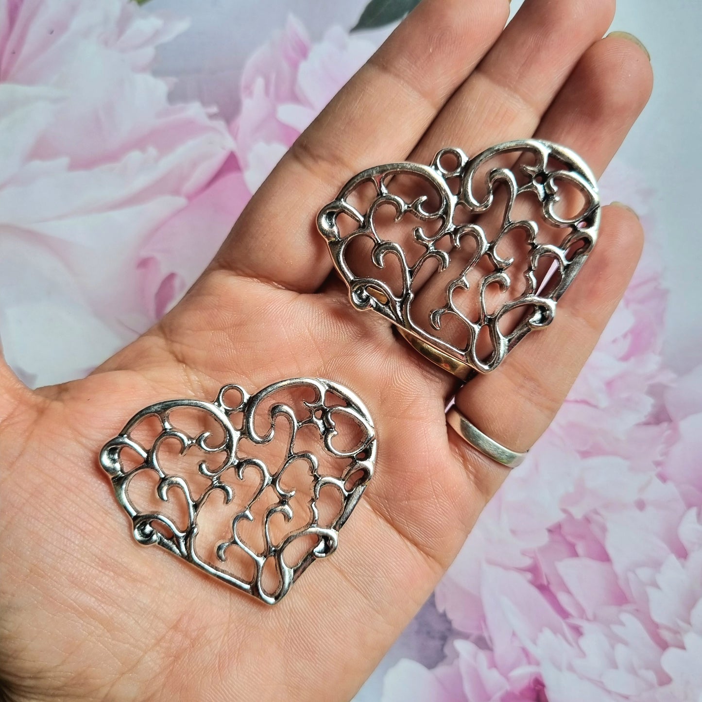 Metal Charms - Heart