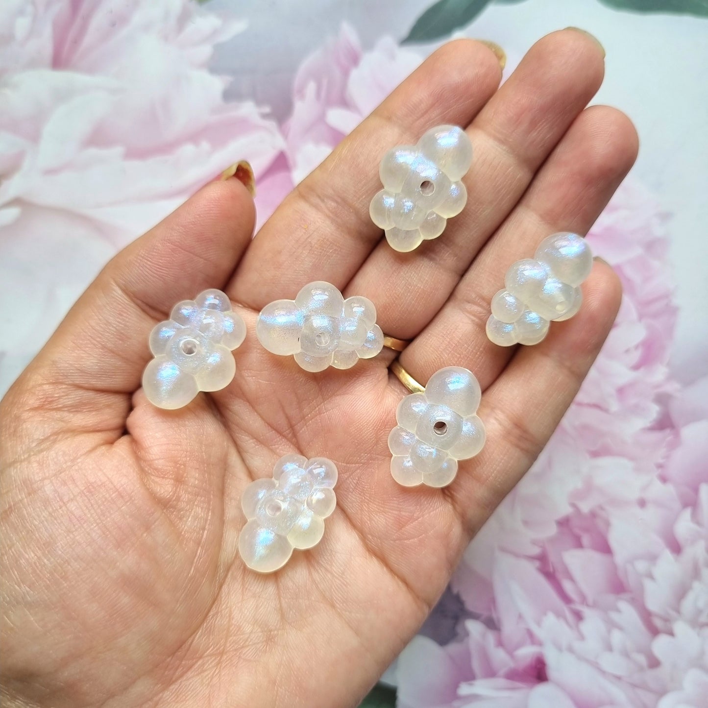 Acrylic Luminous Glitter Clouds