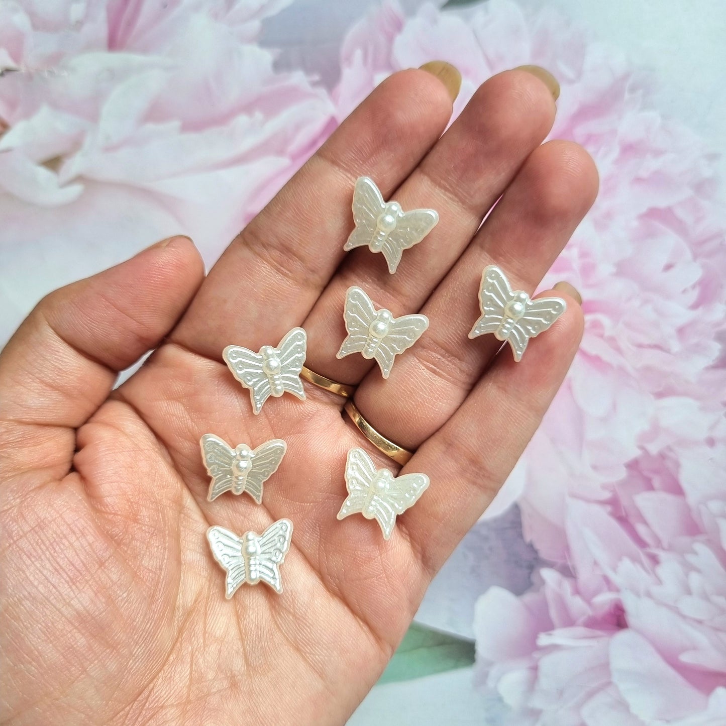Pearlish Butterfly Beads