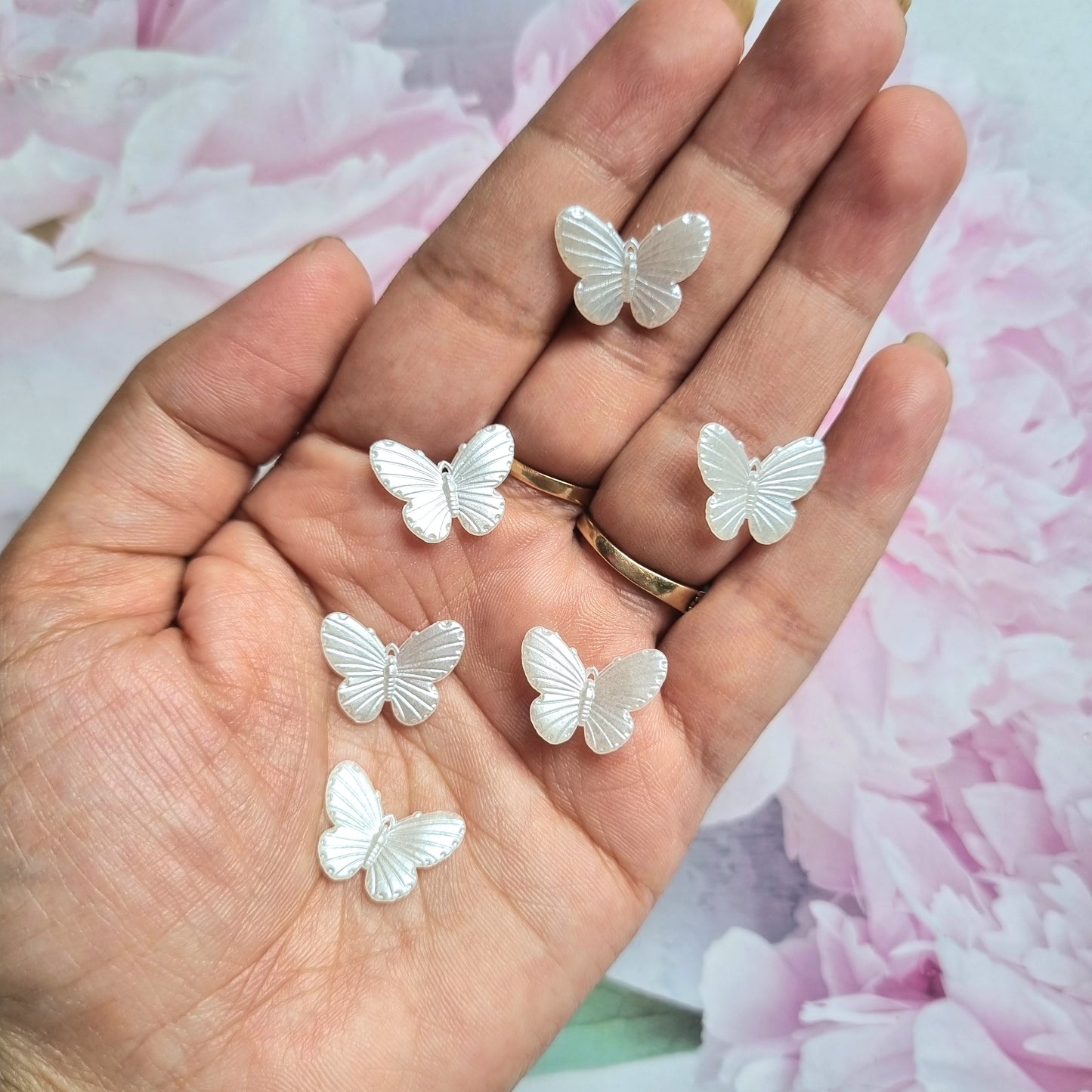 Pearlish Butterfly Beads