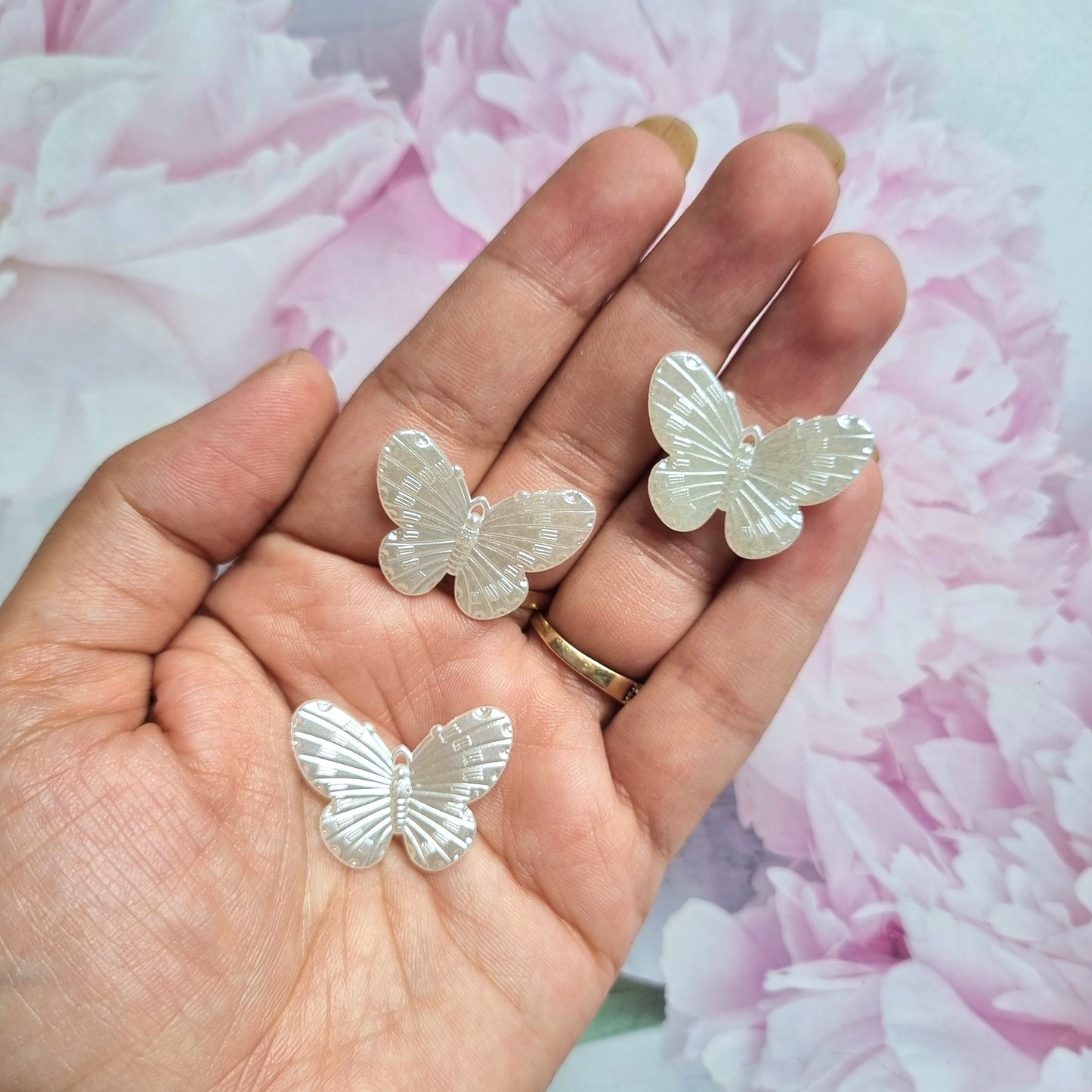 Pearlish Butterfly Beads