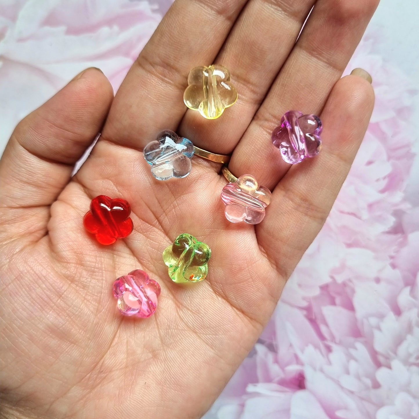 Colorful Flower Beads