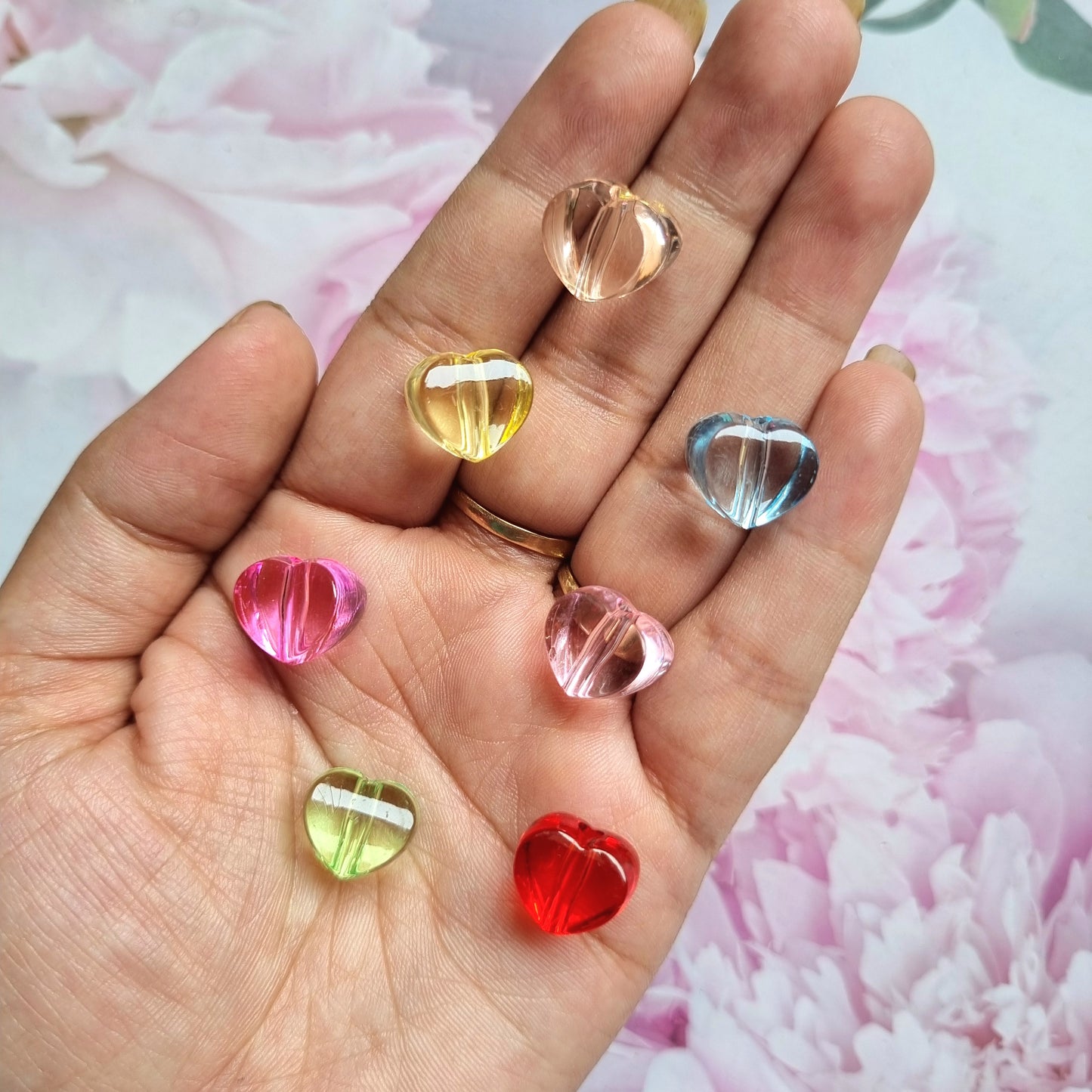 Colorful Heart Beads
