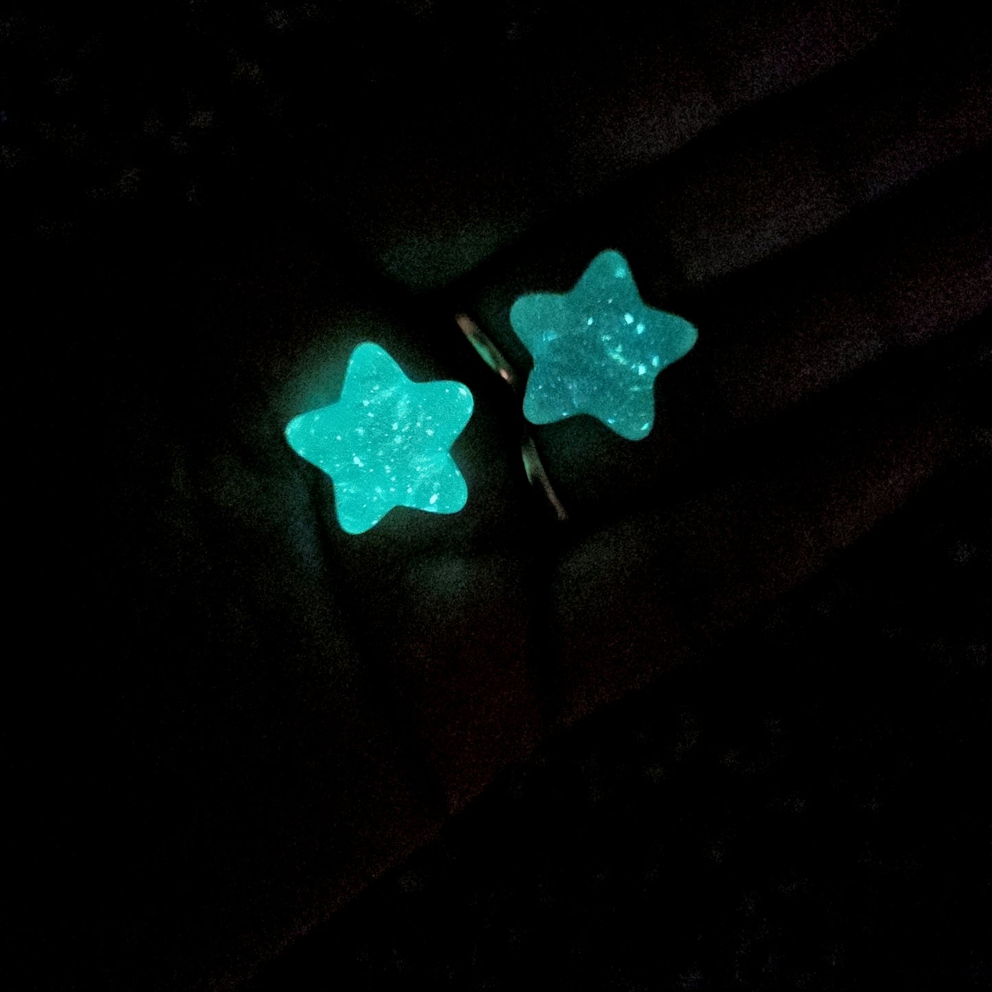 Luminous Glitter Star Beads