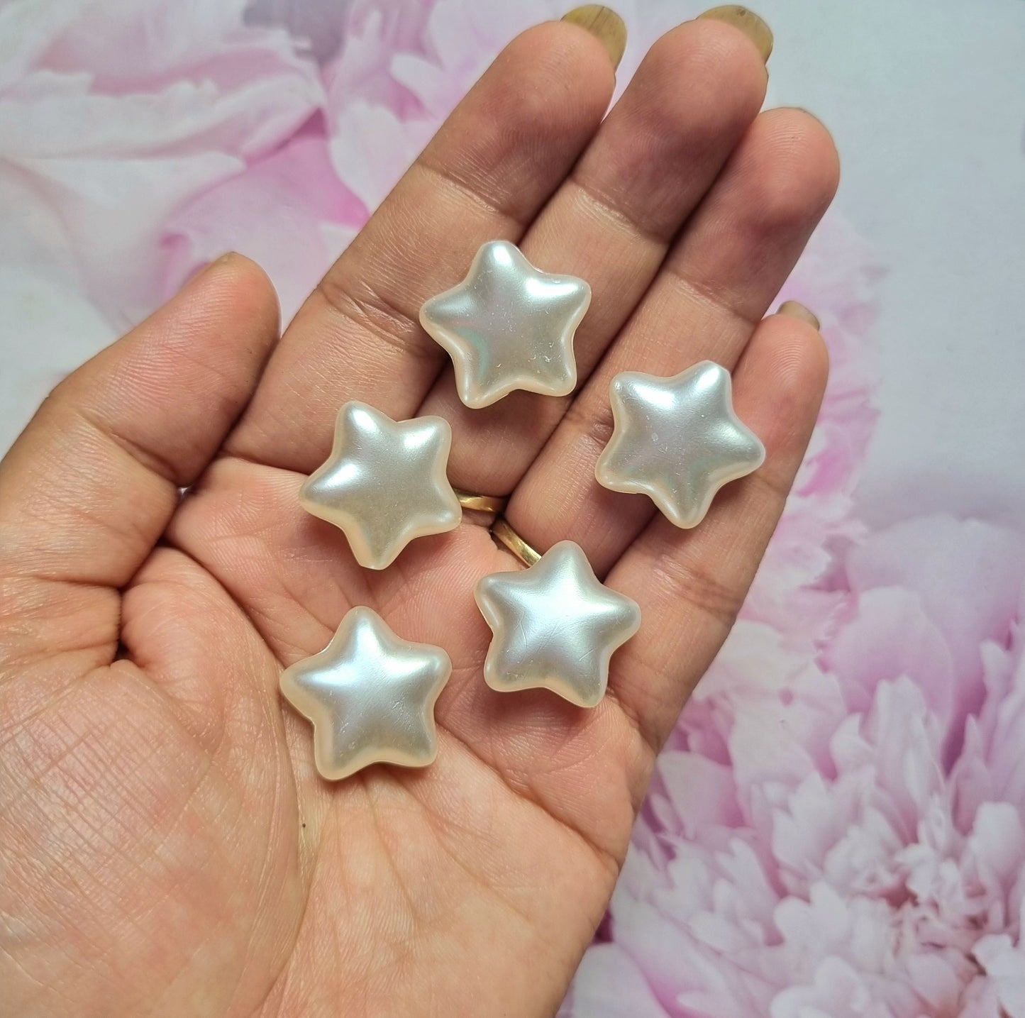 Pearlish Star Beads