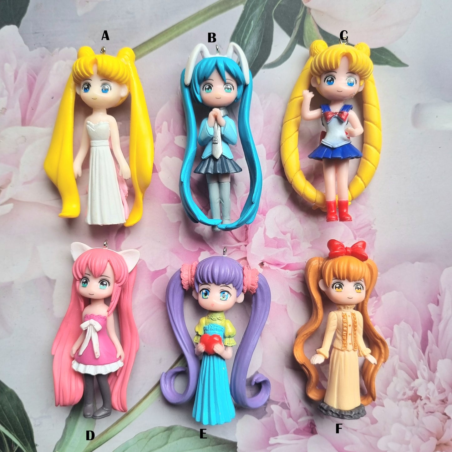 Resin Charms - Sailor Moon Girls