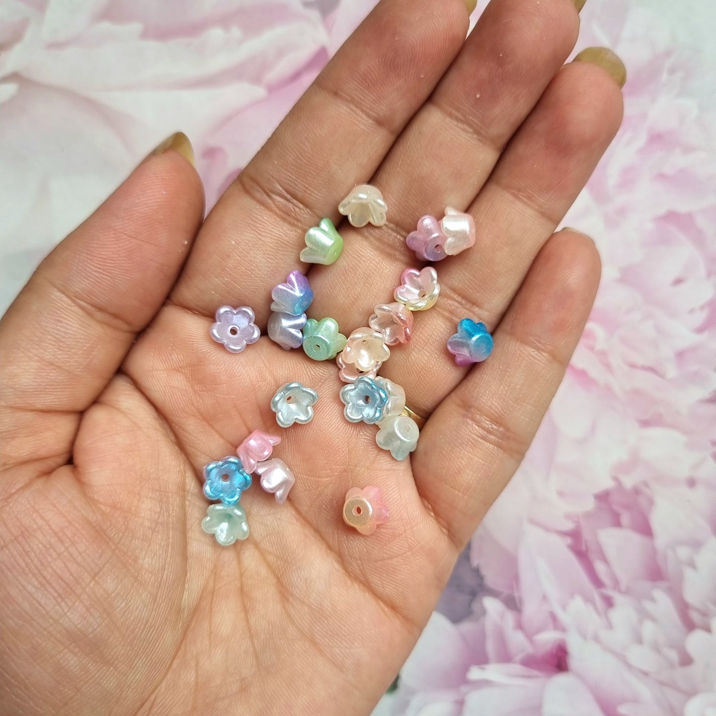 Acrylic Flower Caps