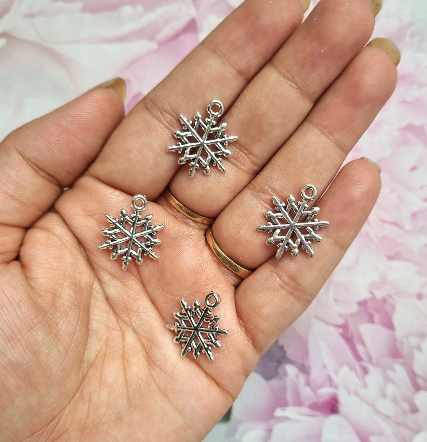 Metal Charms - Snowflake