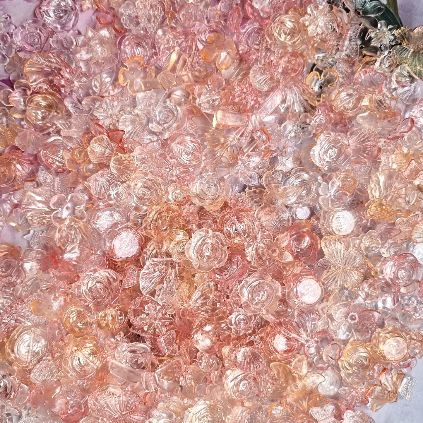 Shaded Beads Soup - Baby Pink