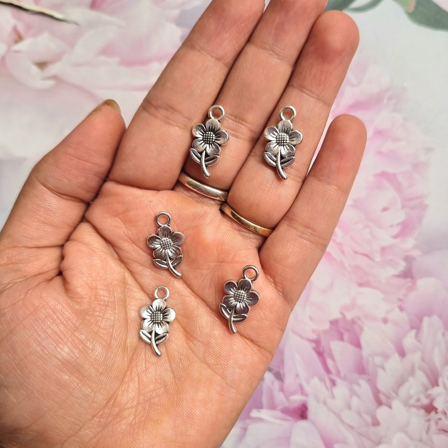 Metal Charms - Flower