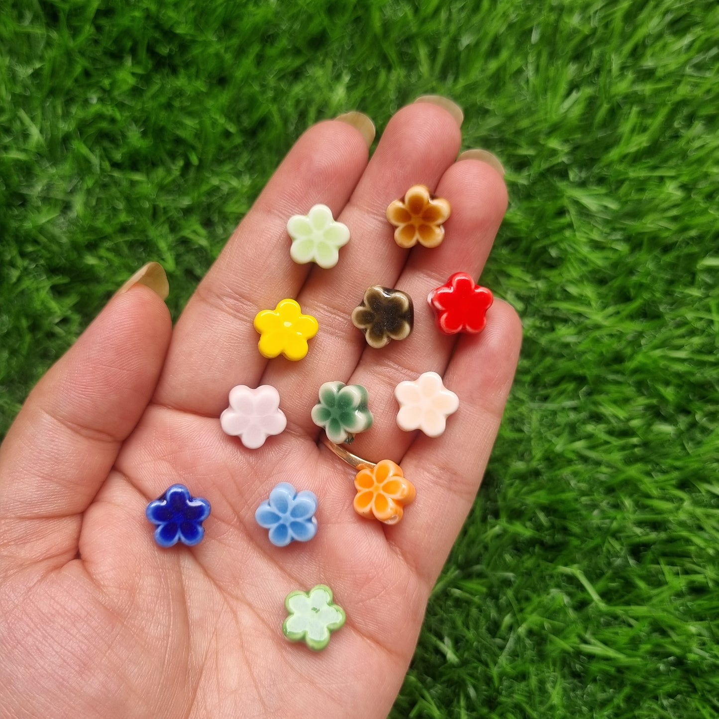 Porcelain Beads - Flower