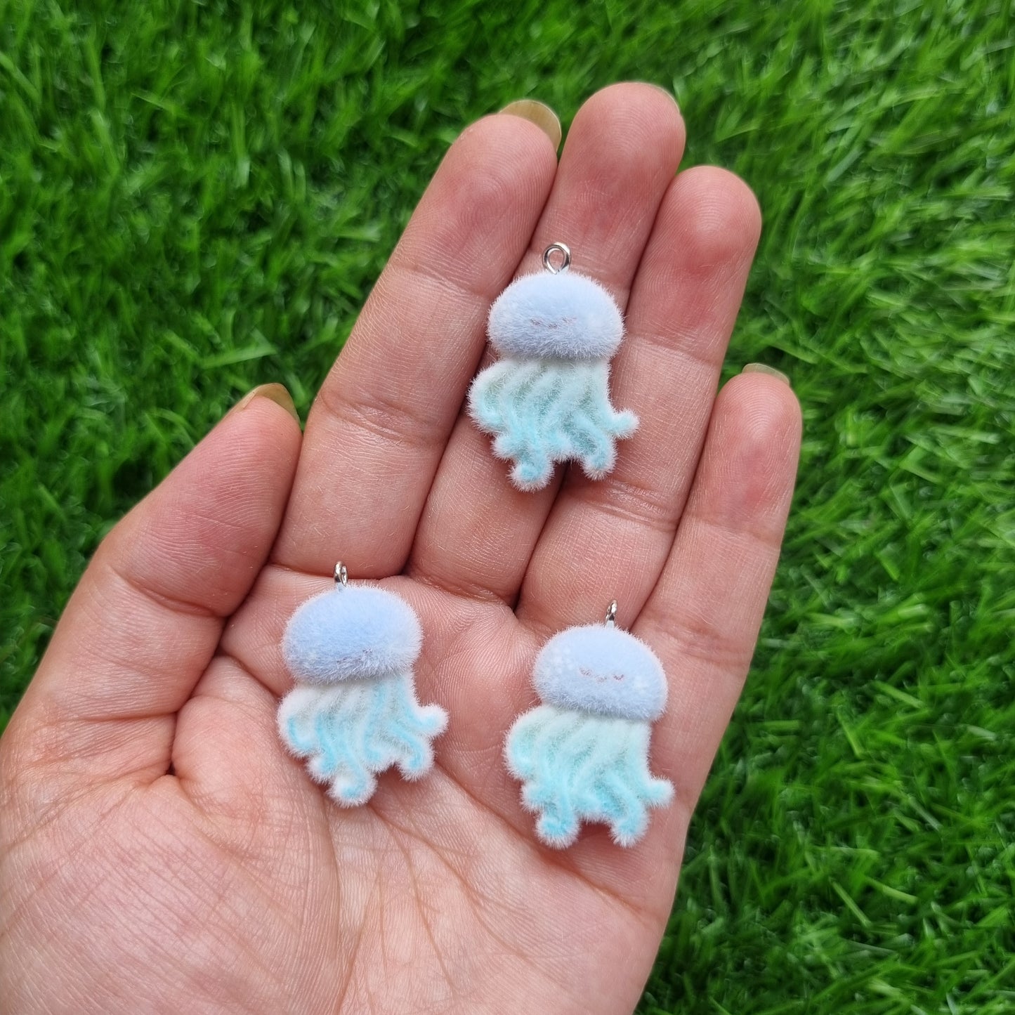 Flocky Jellyfish Charm