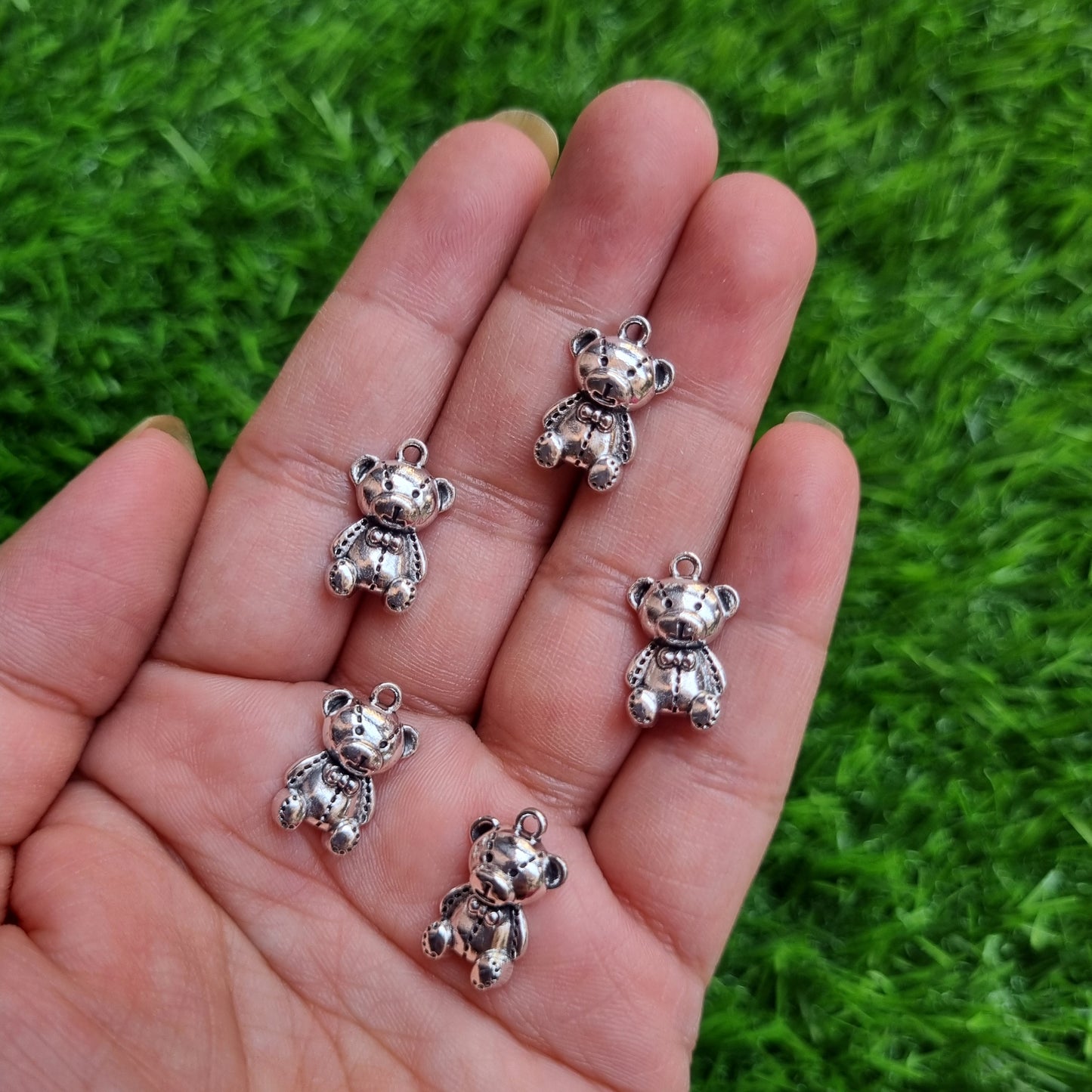 Metal Charm - Teddy
