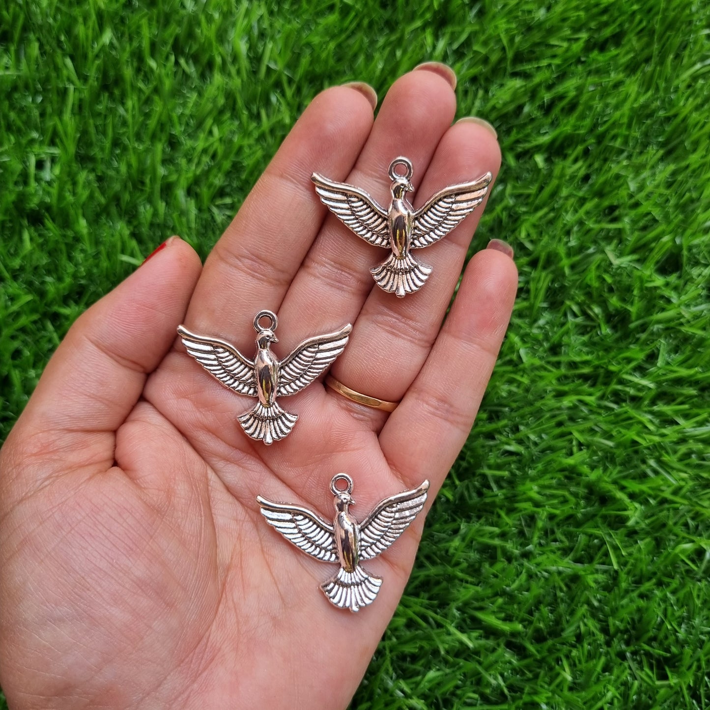Metal Charm - Bird