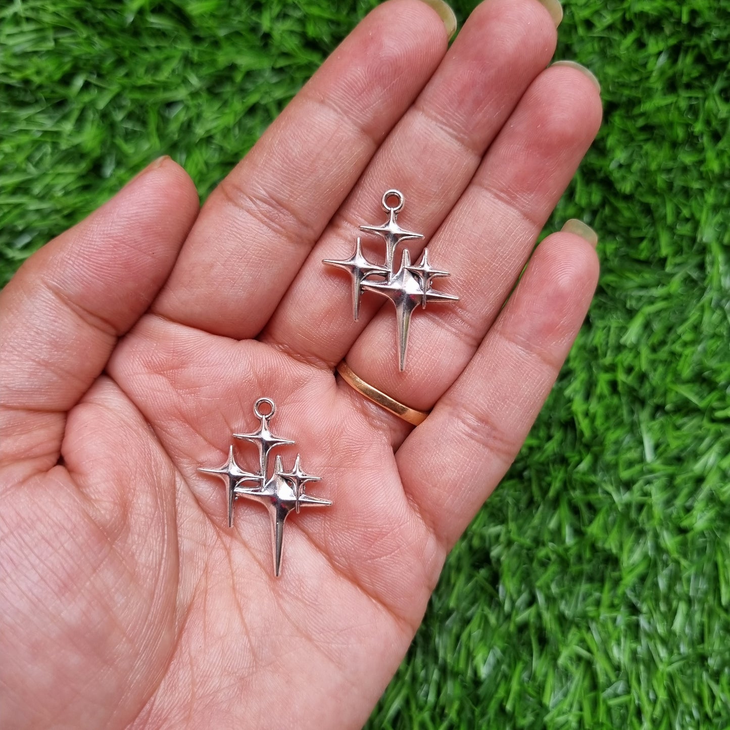 Metal Charm - Bling Star
