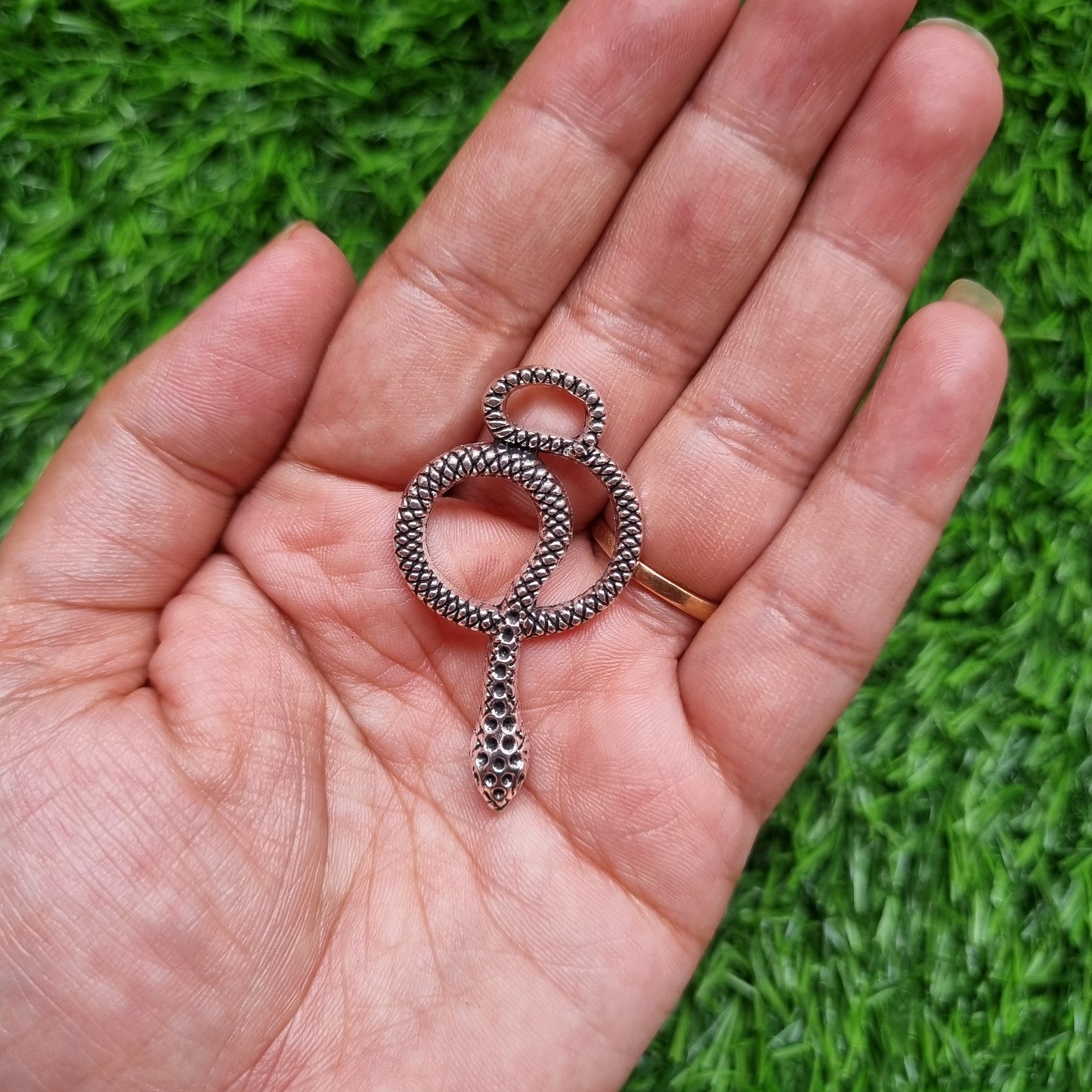 Metal Charm- Snake