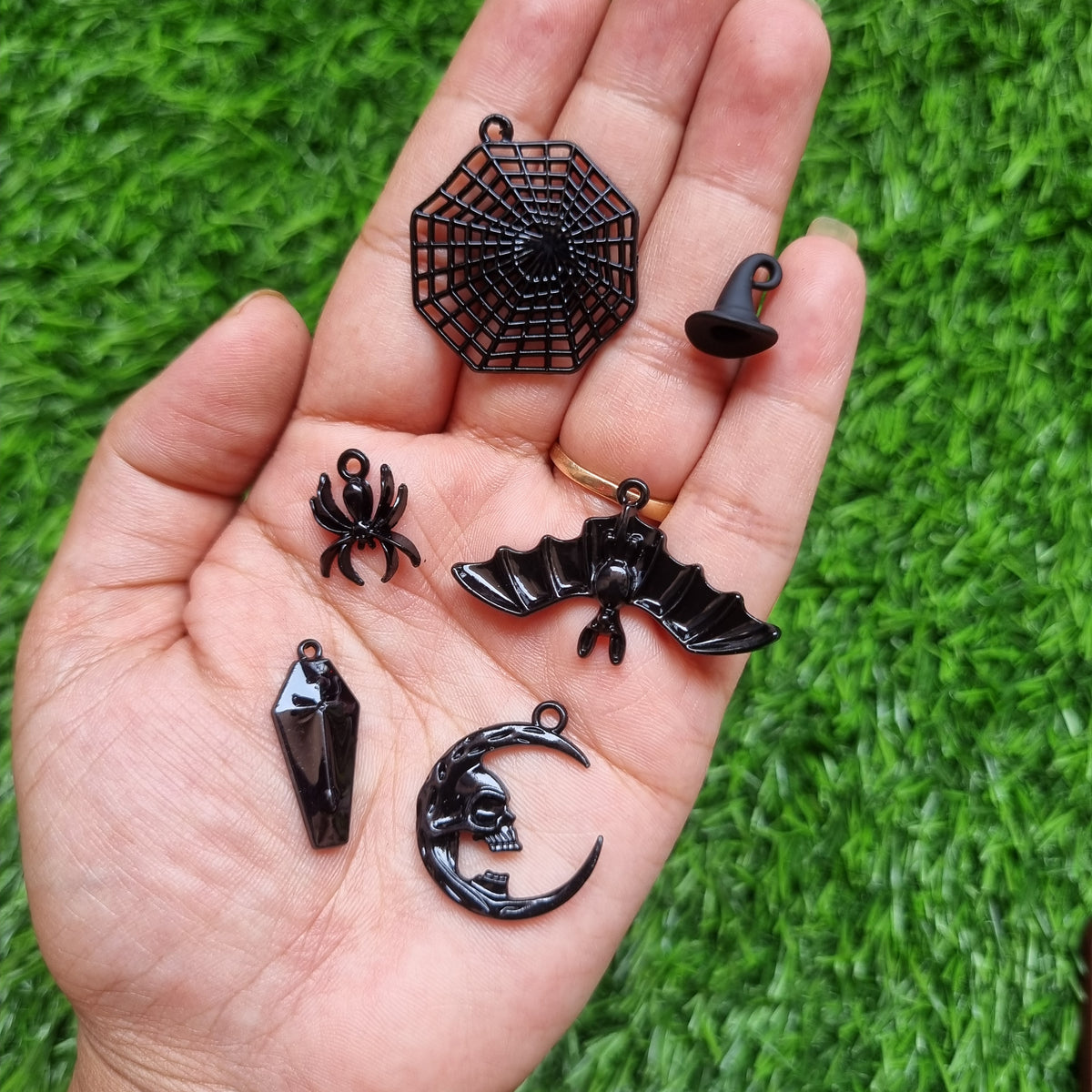 Black Metal Charms