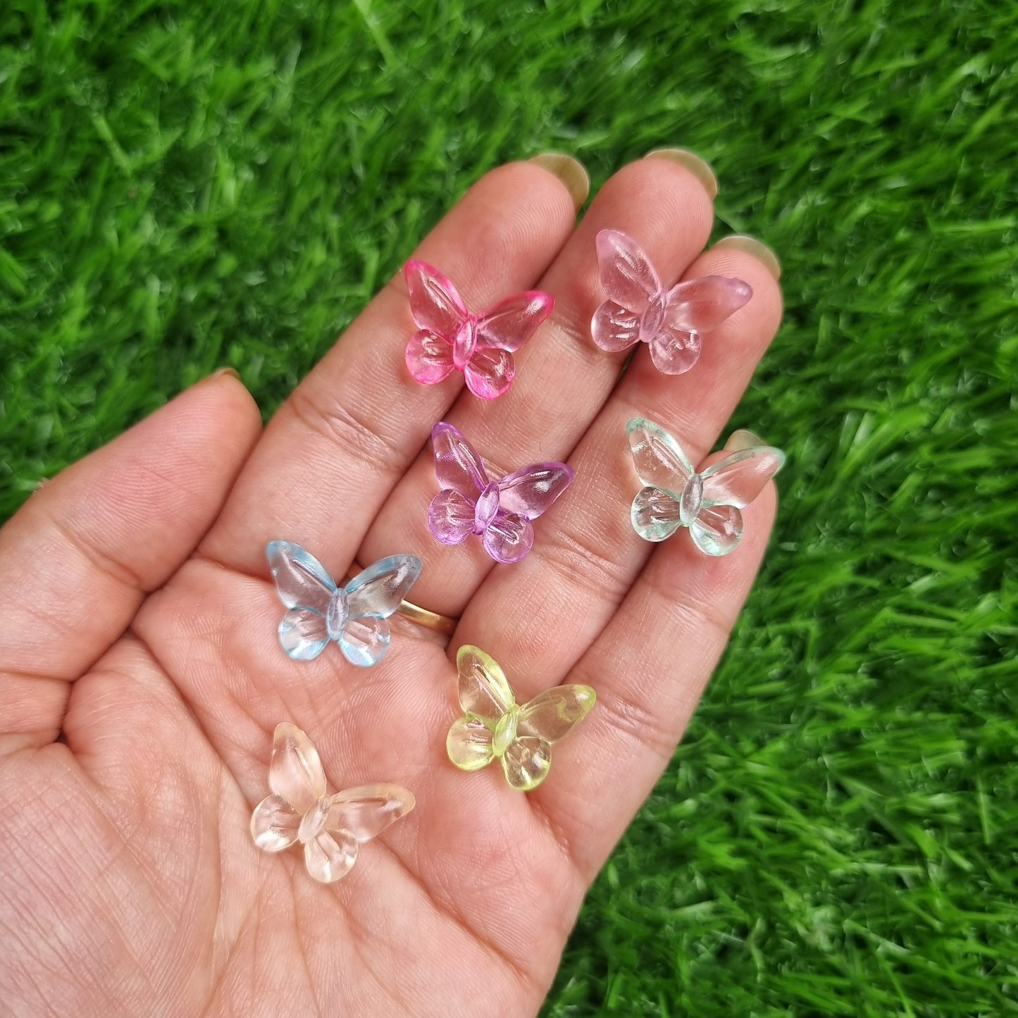 Acrylic Butterfly Beads