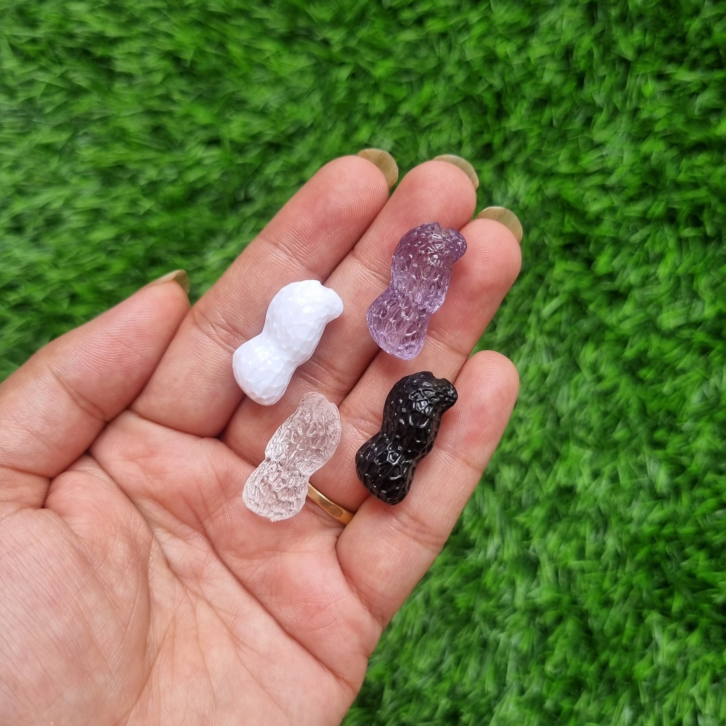 Acrylic Peanut Beads