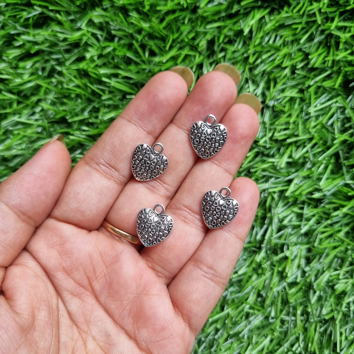 Metal Charm - Heart
