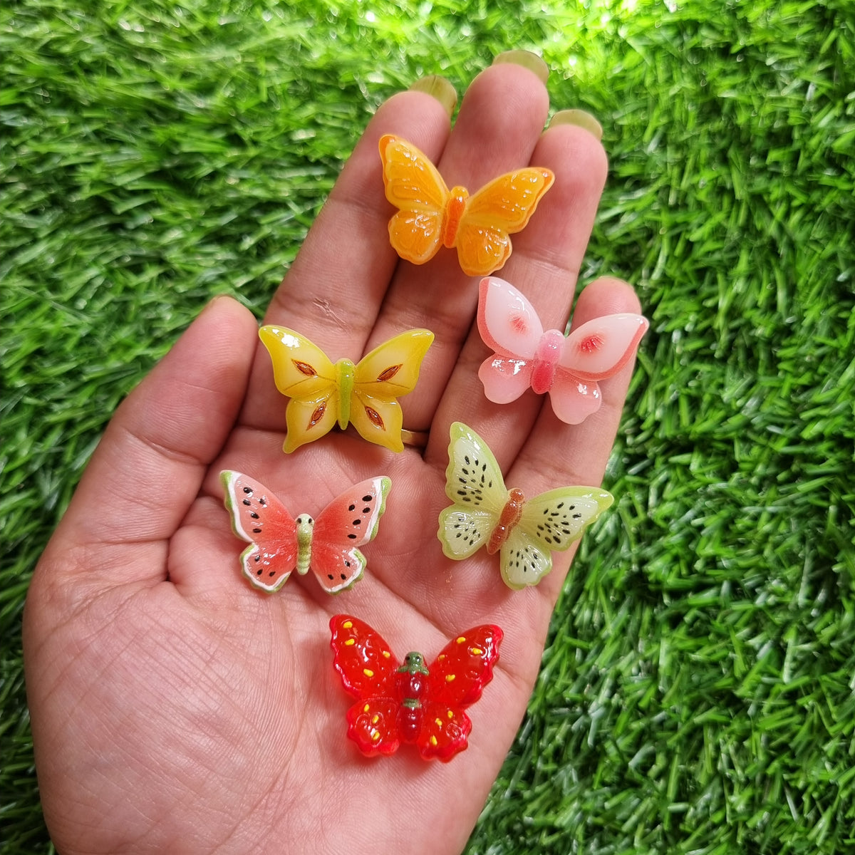 Resin Charms - Fruity Butterfly