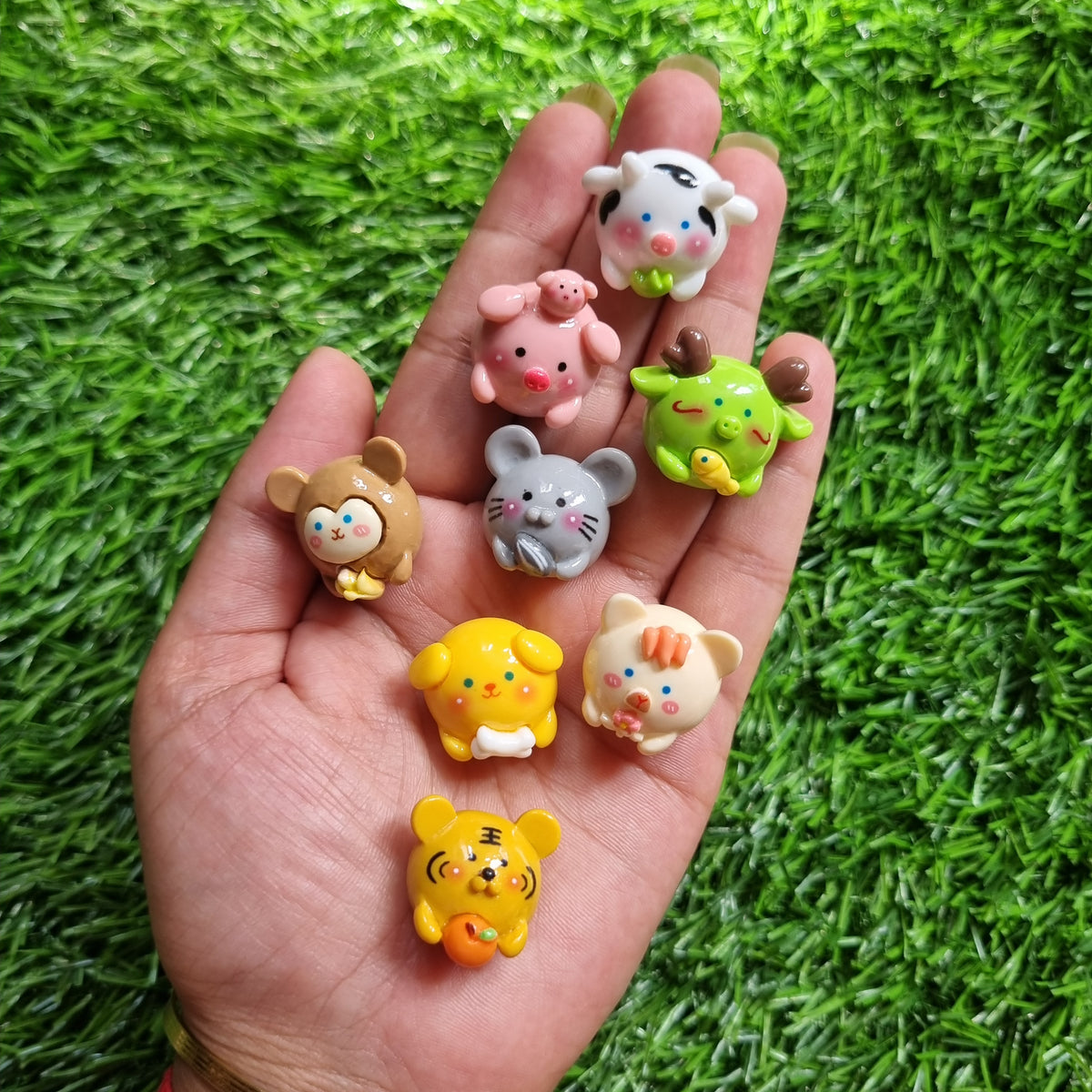 Resin Charms - Chinese zodiac figurines