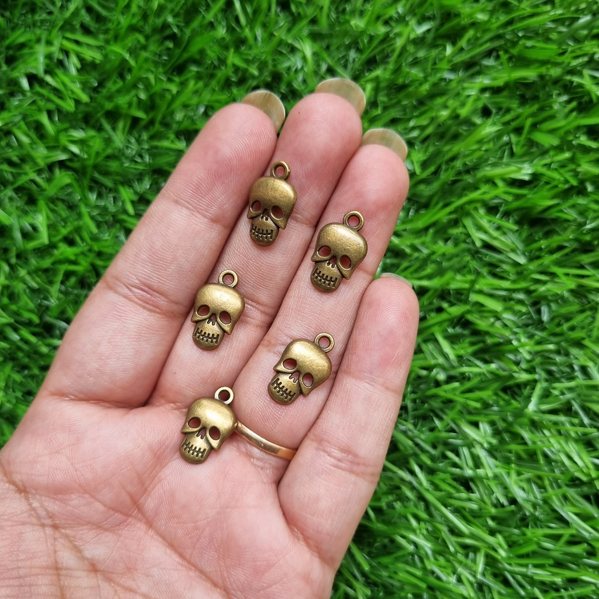Metal Charms - Skull