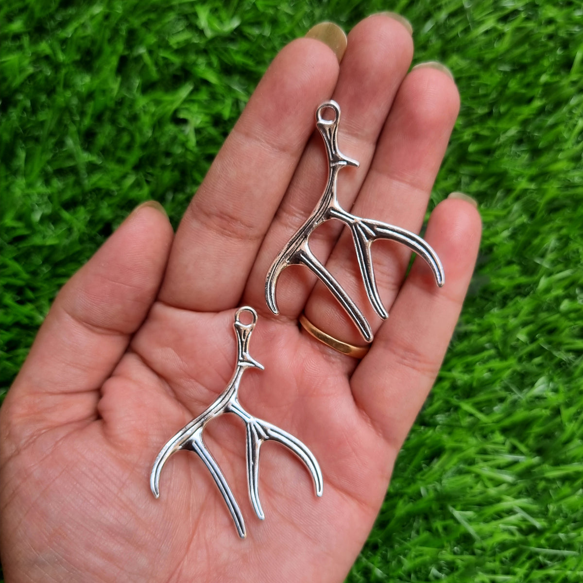 Metal Charm - Antler