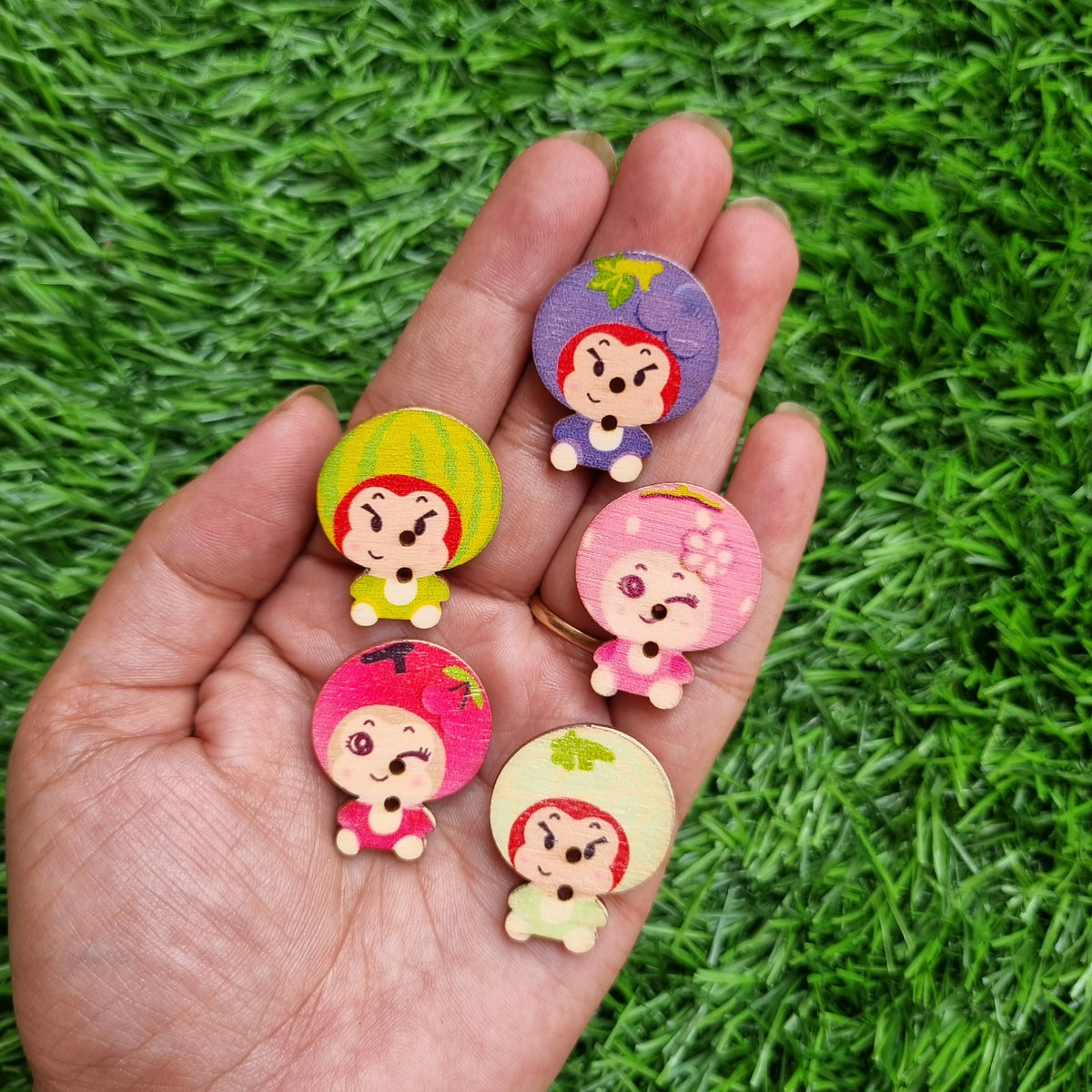 Wooden Doll Bead