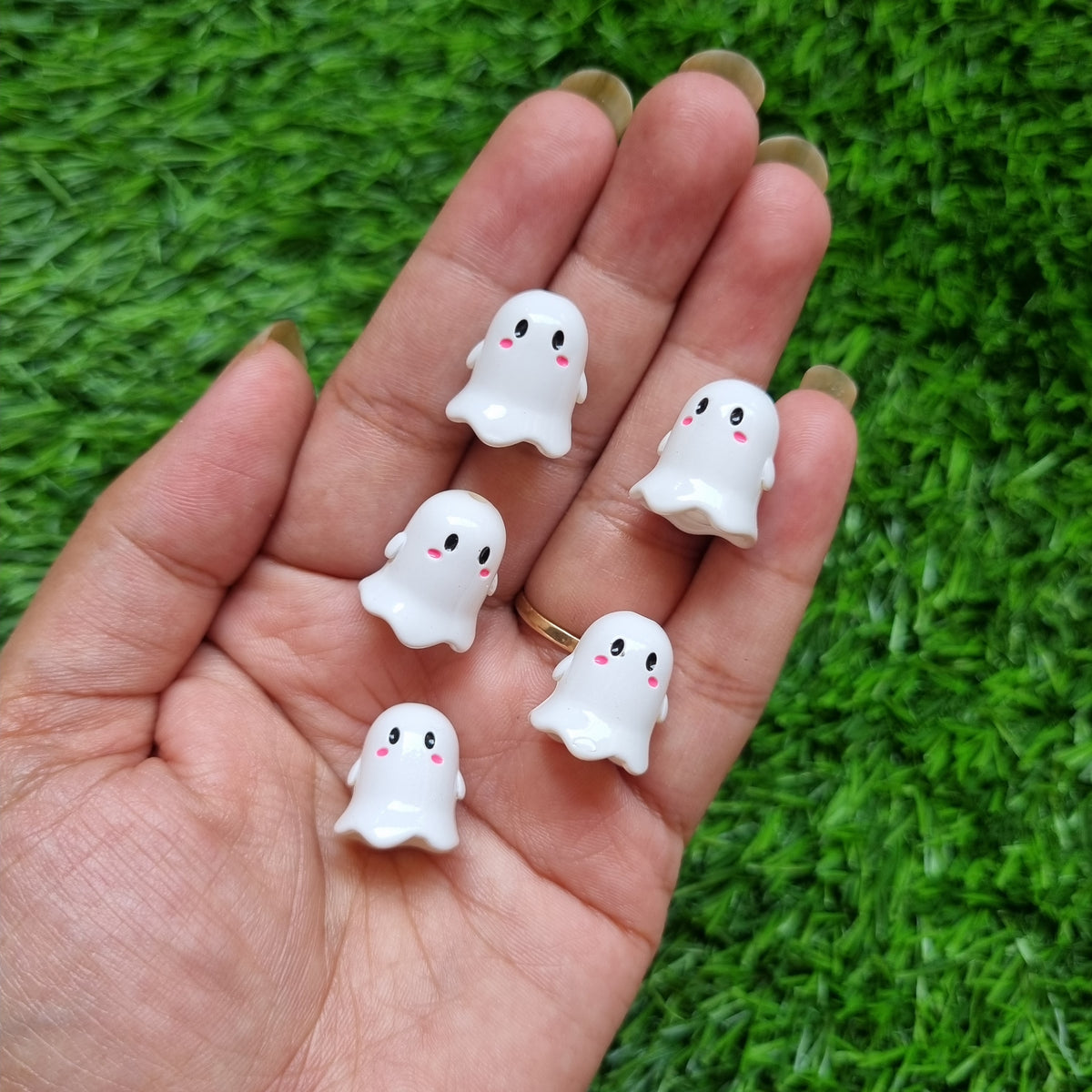 Acrylic Ghost Beads