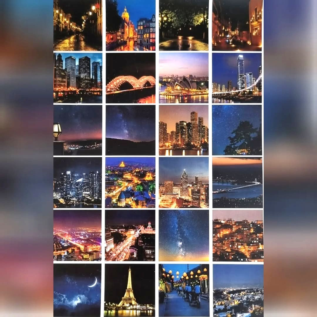 Sticker Sheets - Night View Theme