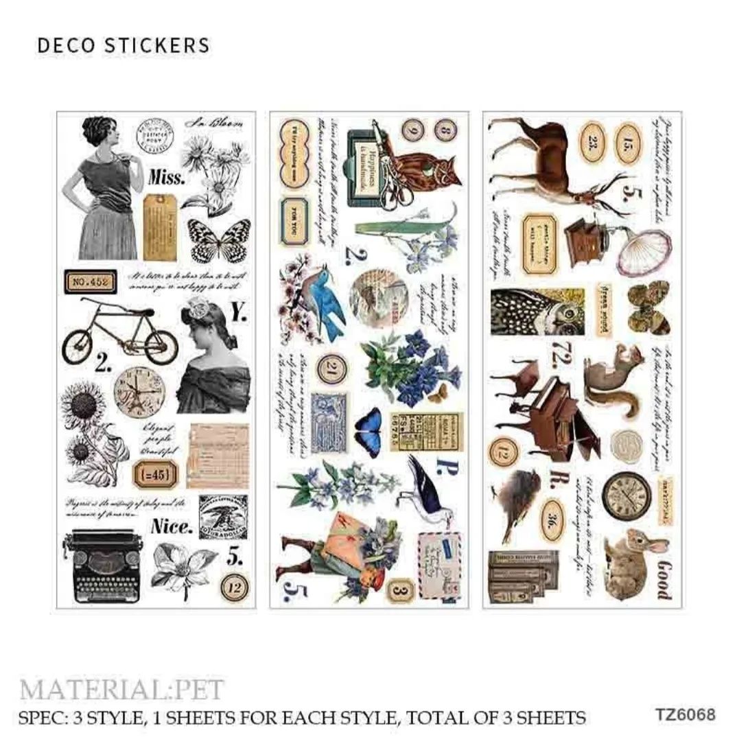 Journal PET Stickers
