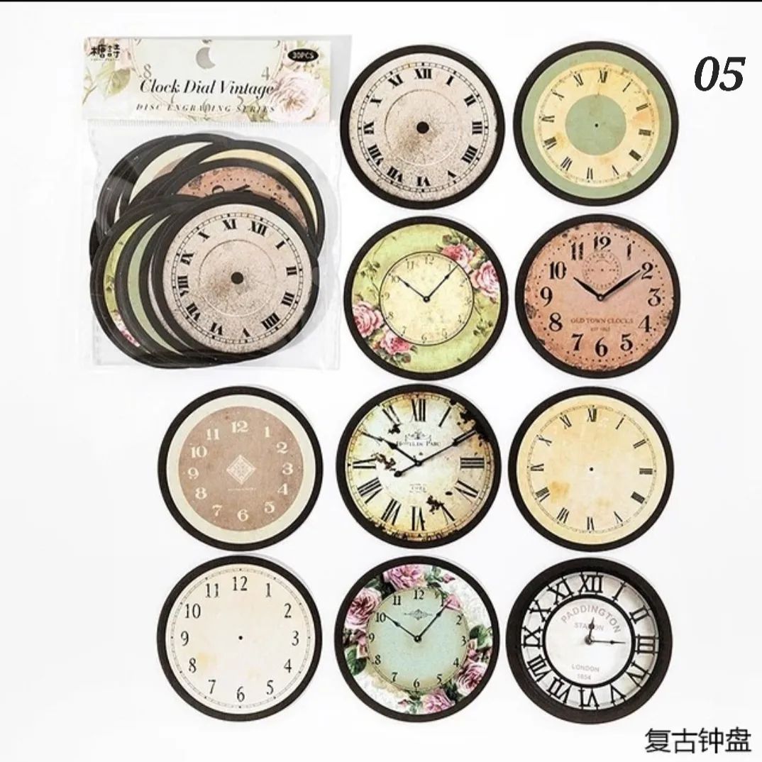 Vintage Watch Dial, Lace, Constellation Sticker