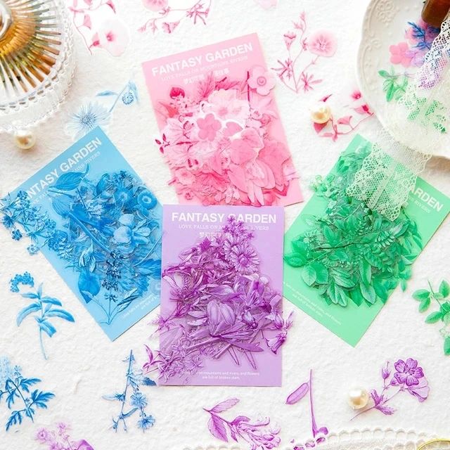 Fantasy Garden PET Stickers (40 pcs) size - 70-50mm