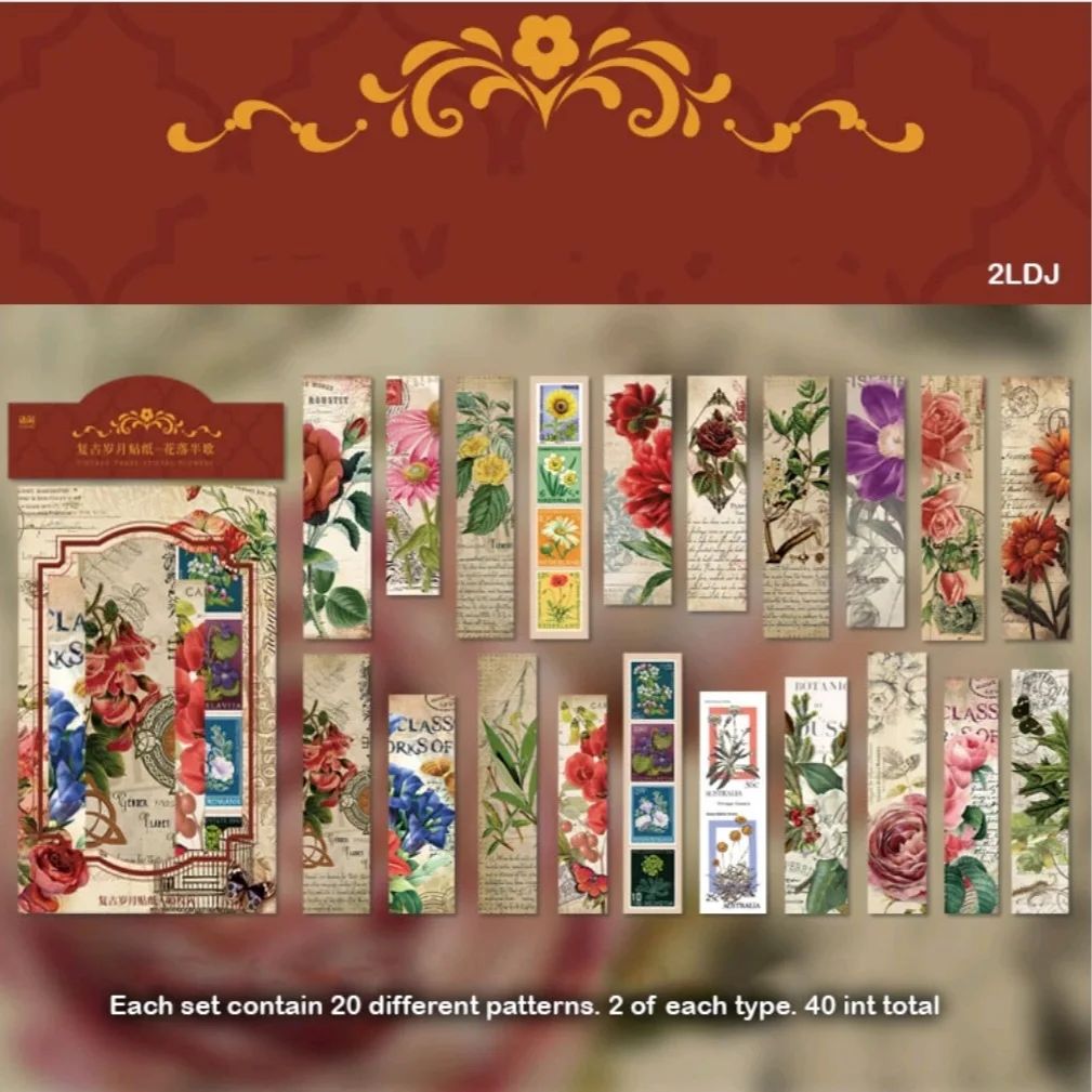 Vintage Year Series Stickers