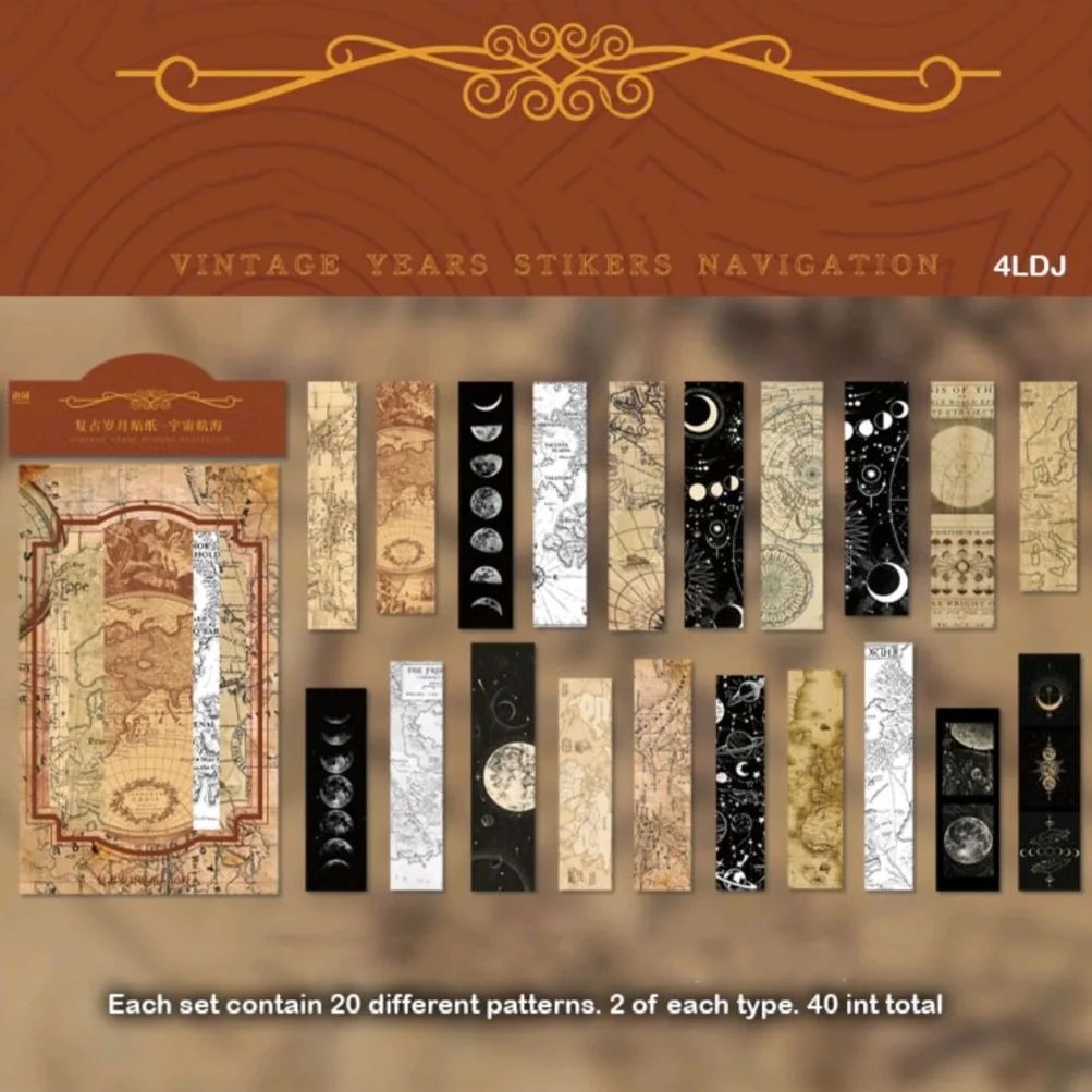 Vintage Year Series Stickers