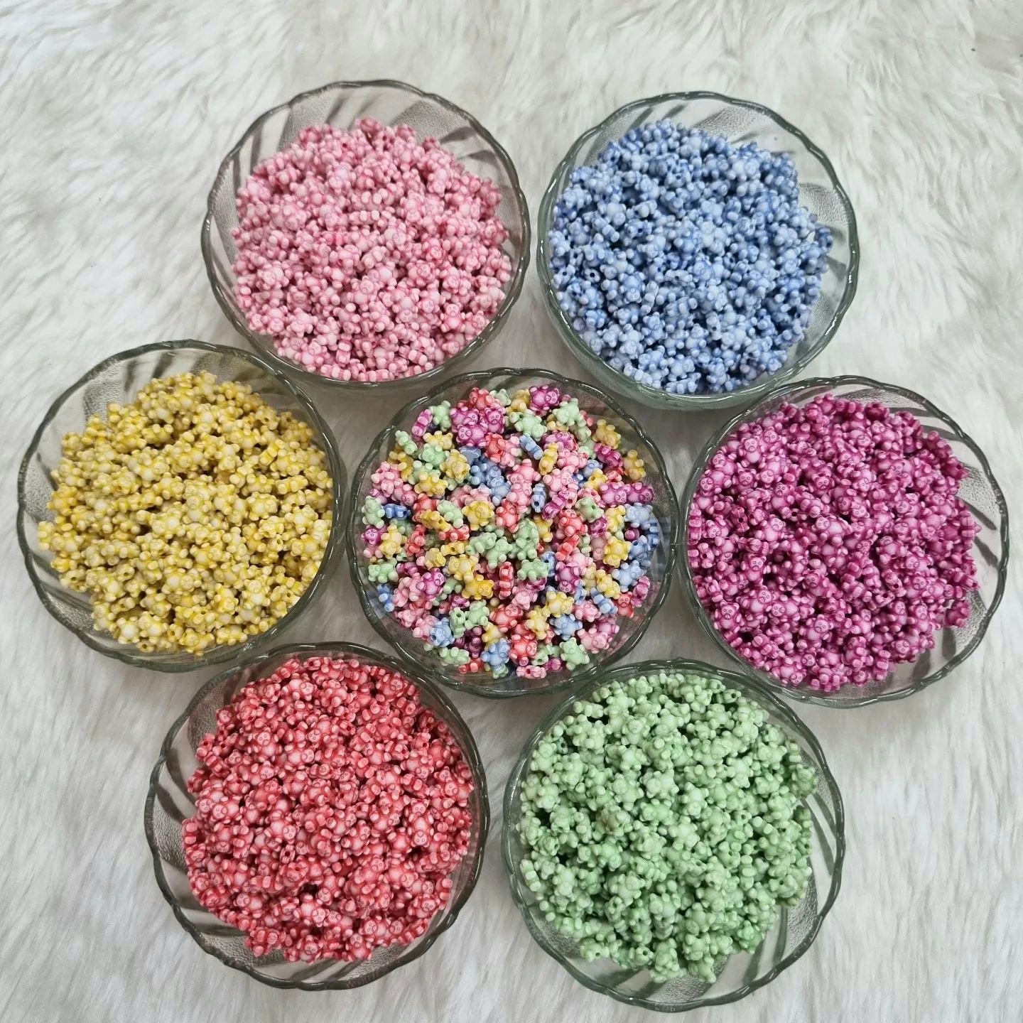 Acrylic Teddy Beads