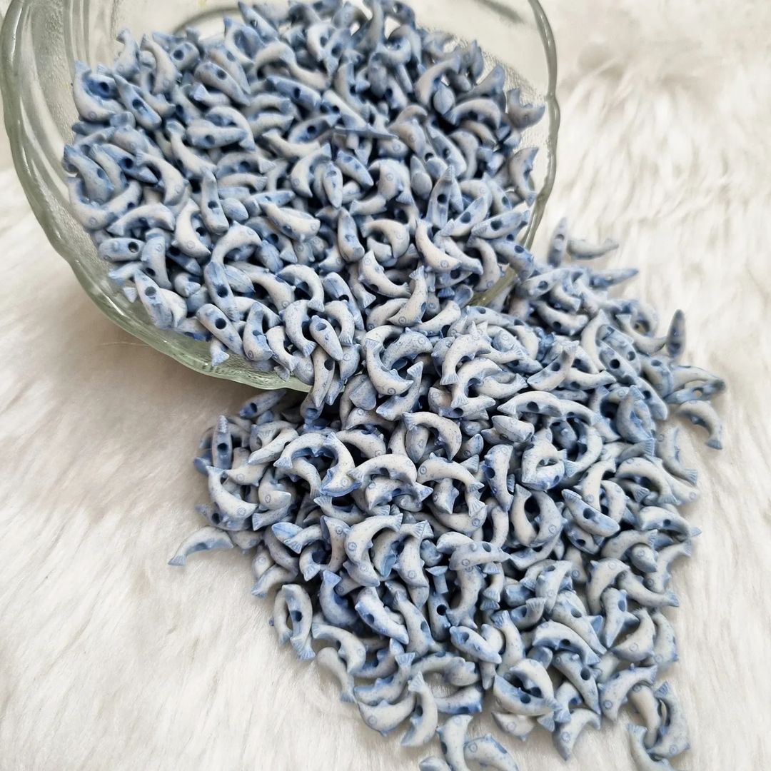Acrylic Fish Beads