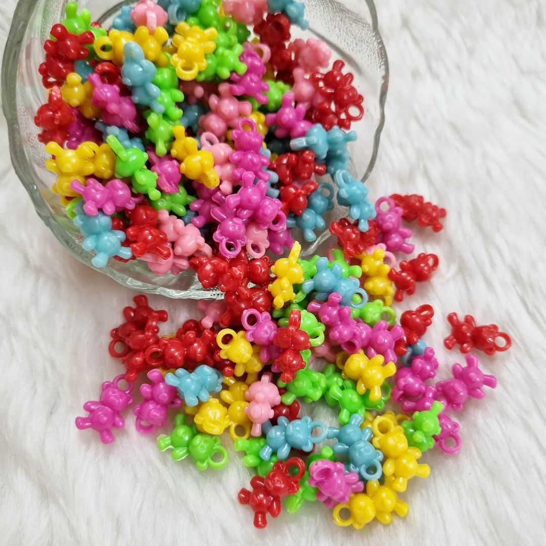 Acrylic Teddy Hangings / Charms