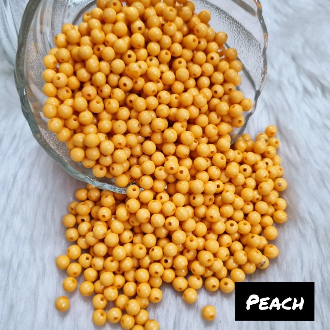 Acrylic Round Beads (6 mm)