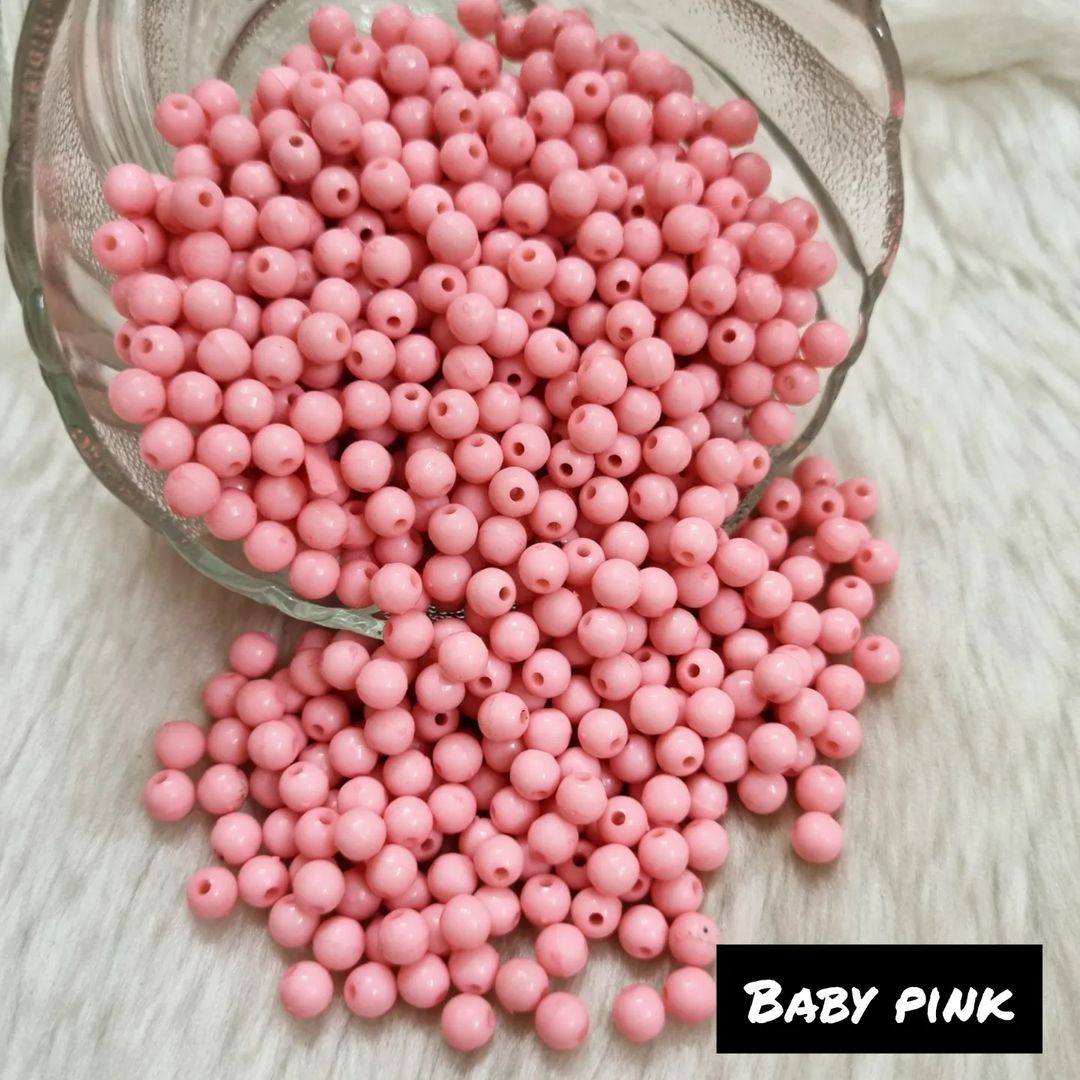 Acrylic Round Beads (6 mm)