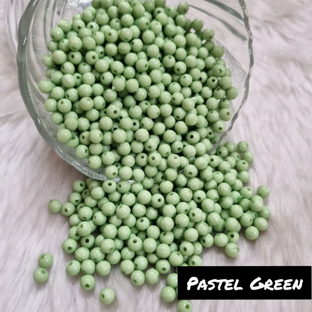 Acrylic Round Beads (6 mm)