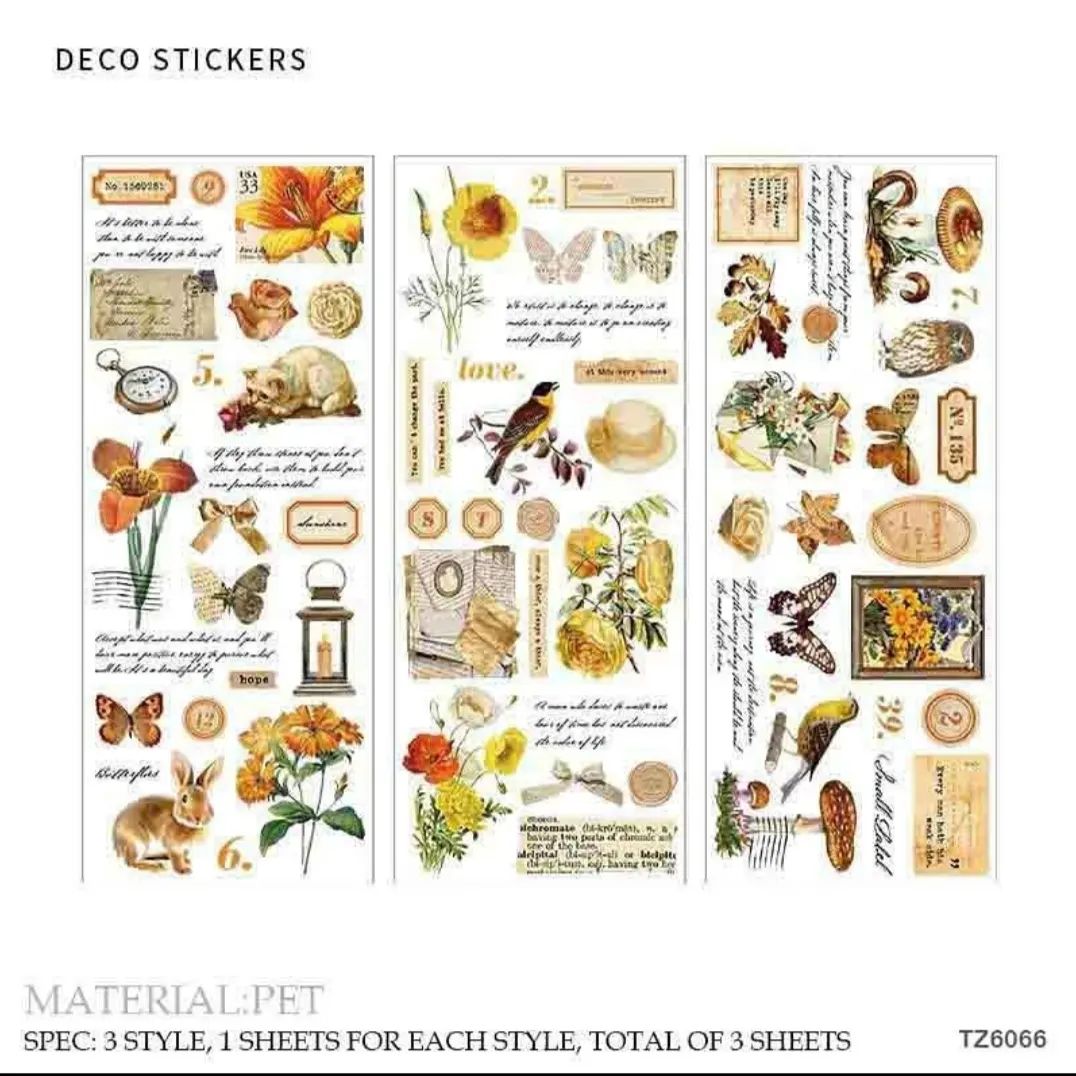 Journal PET Stickers