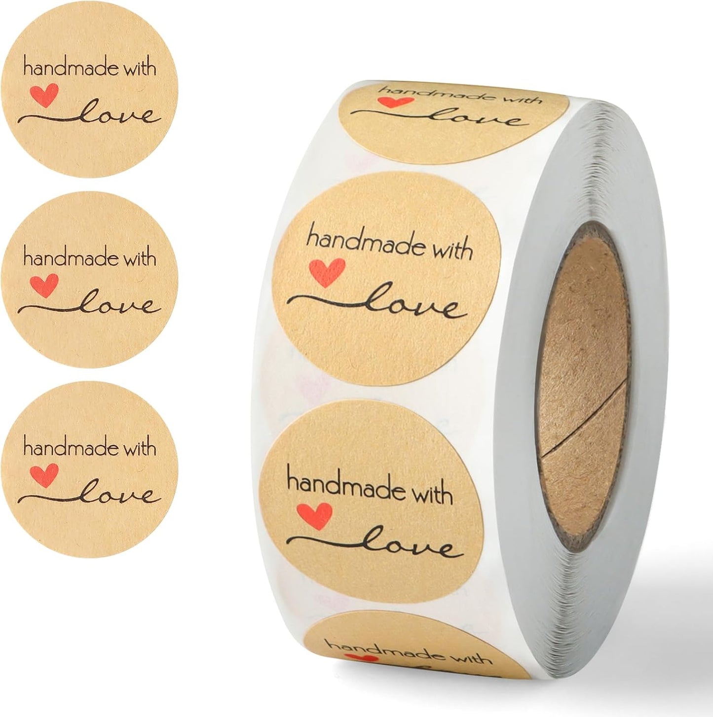 Handmade with Love Stickers