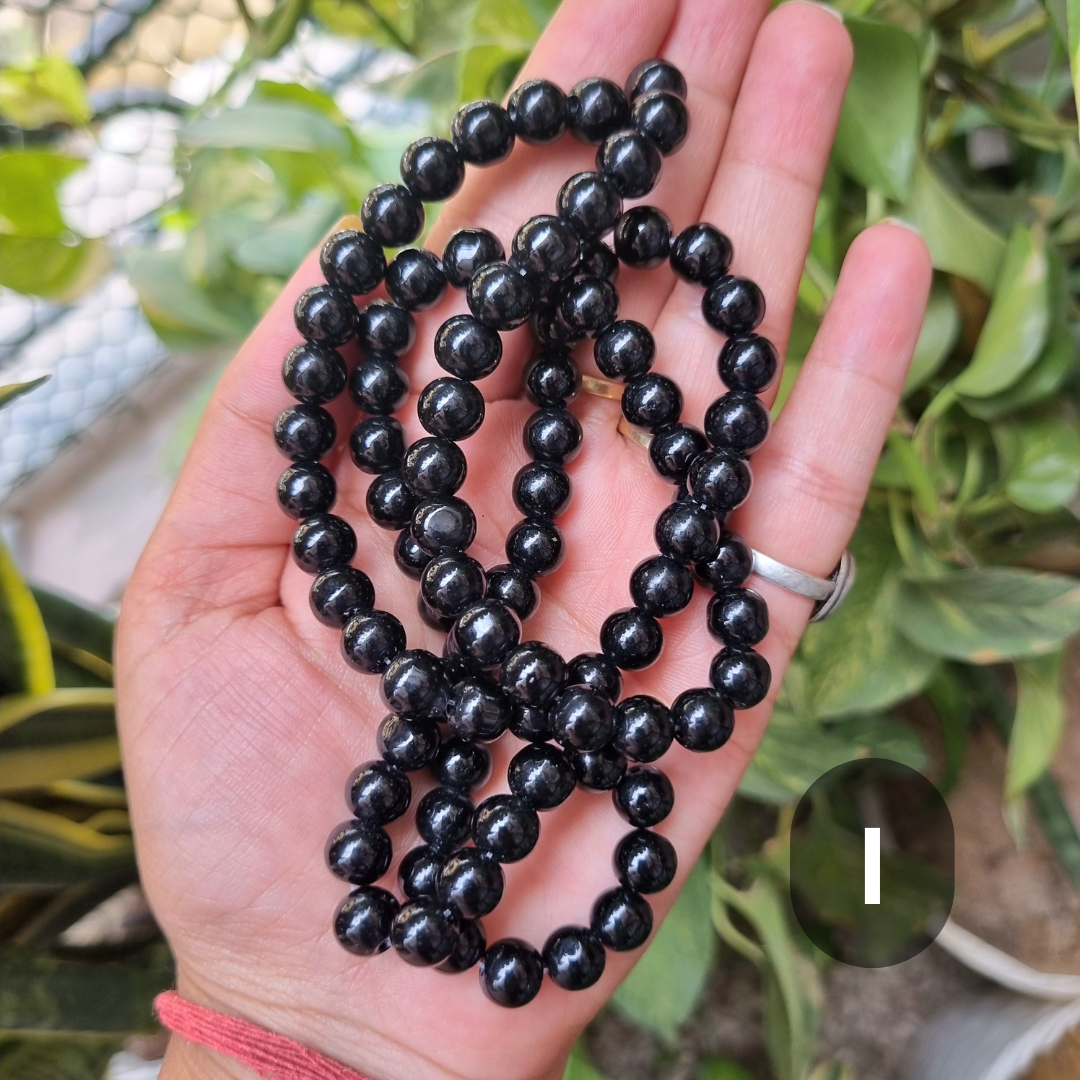 Plain Glass Beads (Size - 8mm)