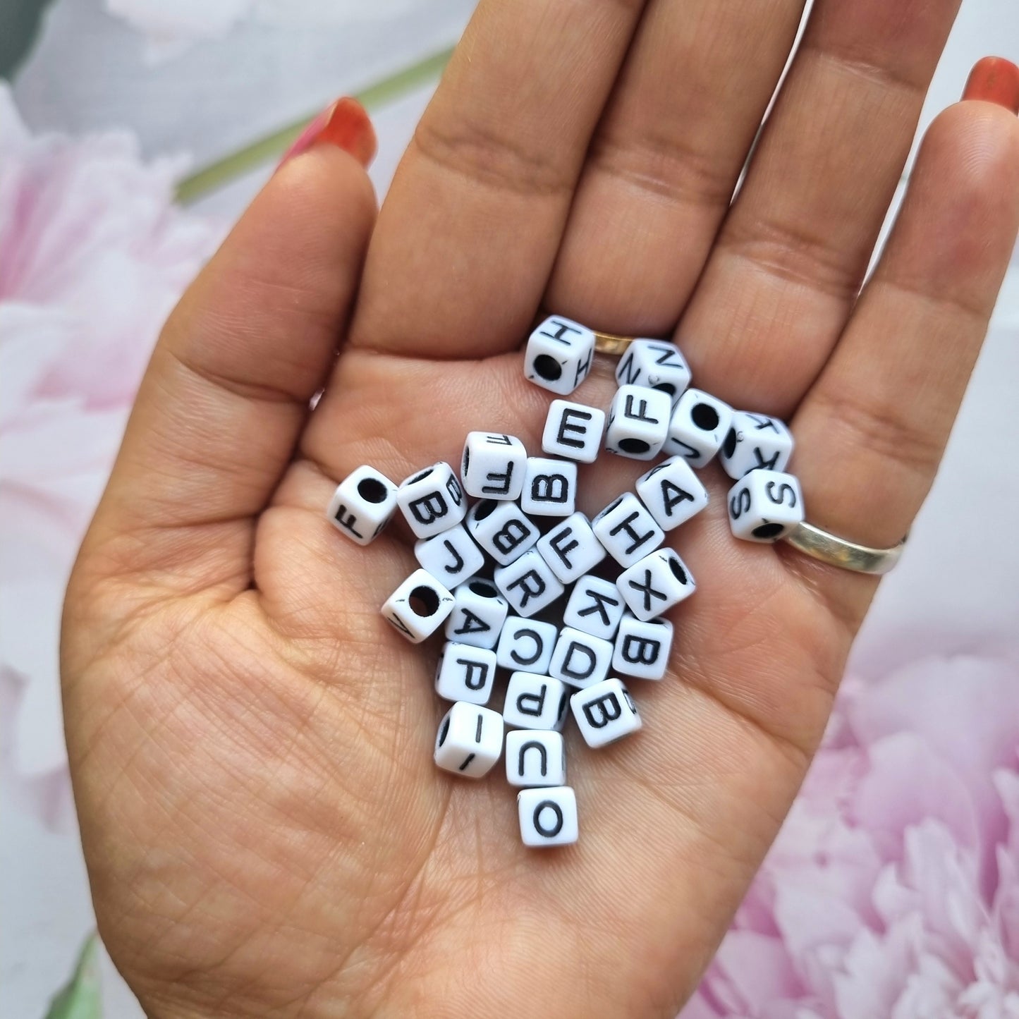 Acrylic Alphabet Beads 18