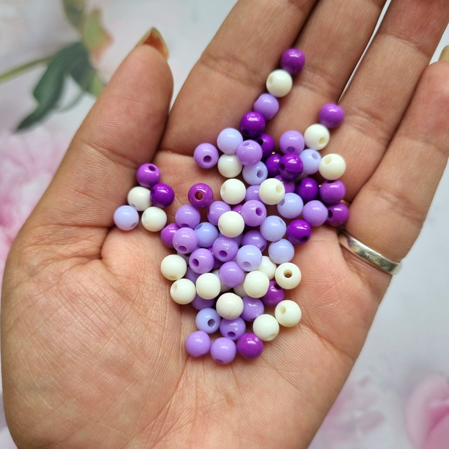 Acrylic Mix Beads (Round)